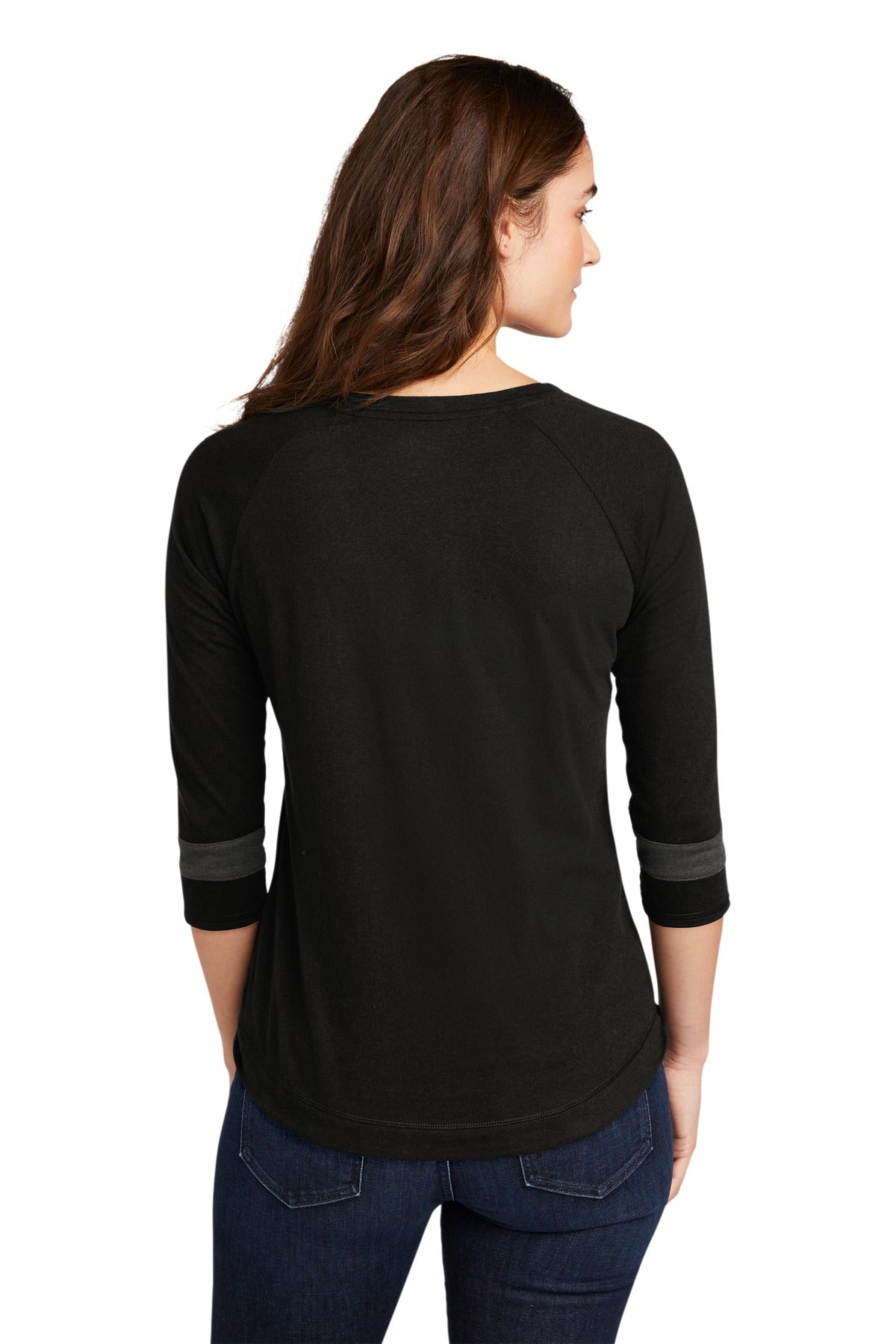 New Era Ladies Tri-Blend 3/4-Sleeve Tee LNEA136