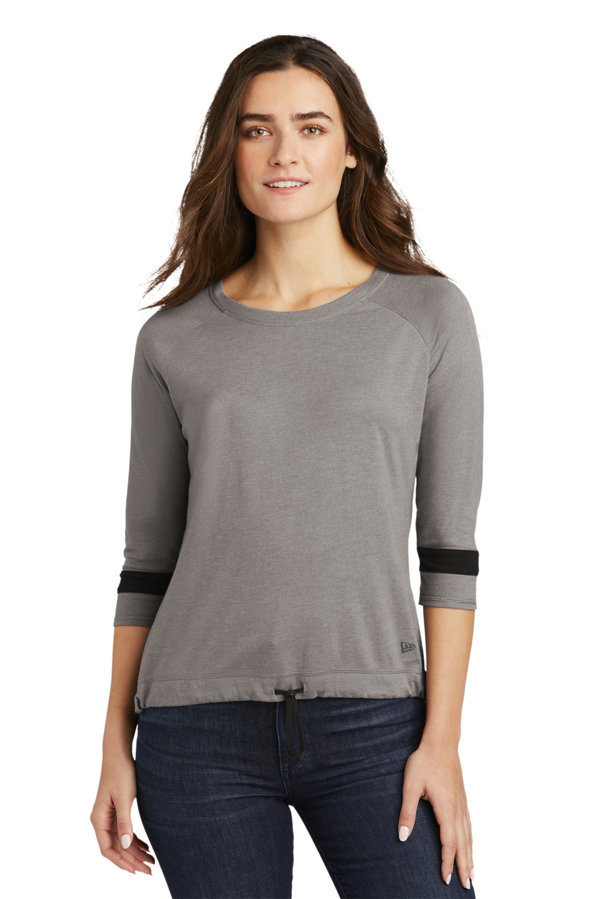 New Era Ladies Tri-Blend 3/4-Sleeve Tee LNEA136