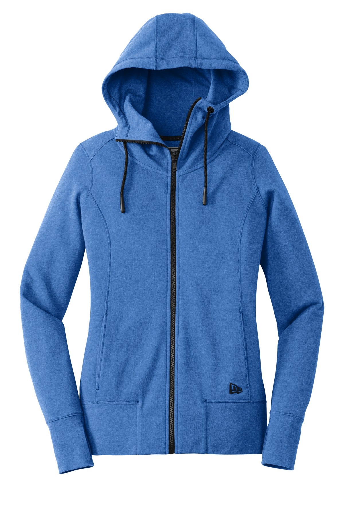 New Era Ladies Tri-Blend Fleece Full-Zip Hoodie. LNEA511