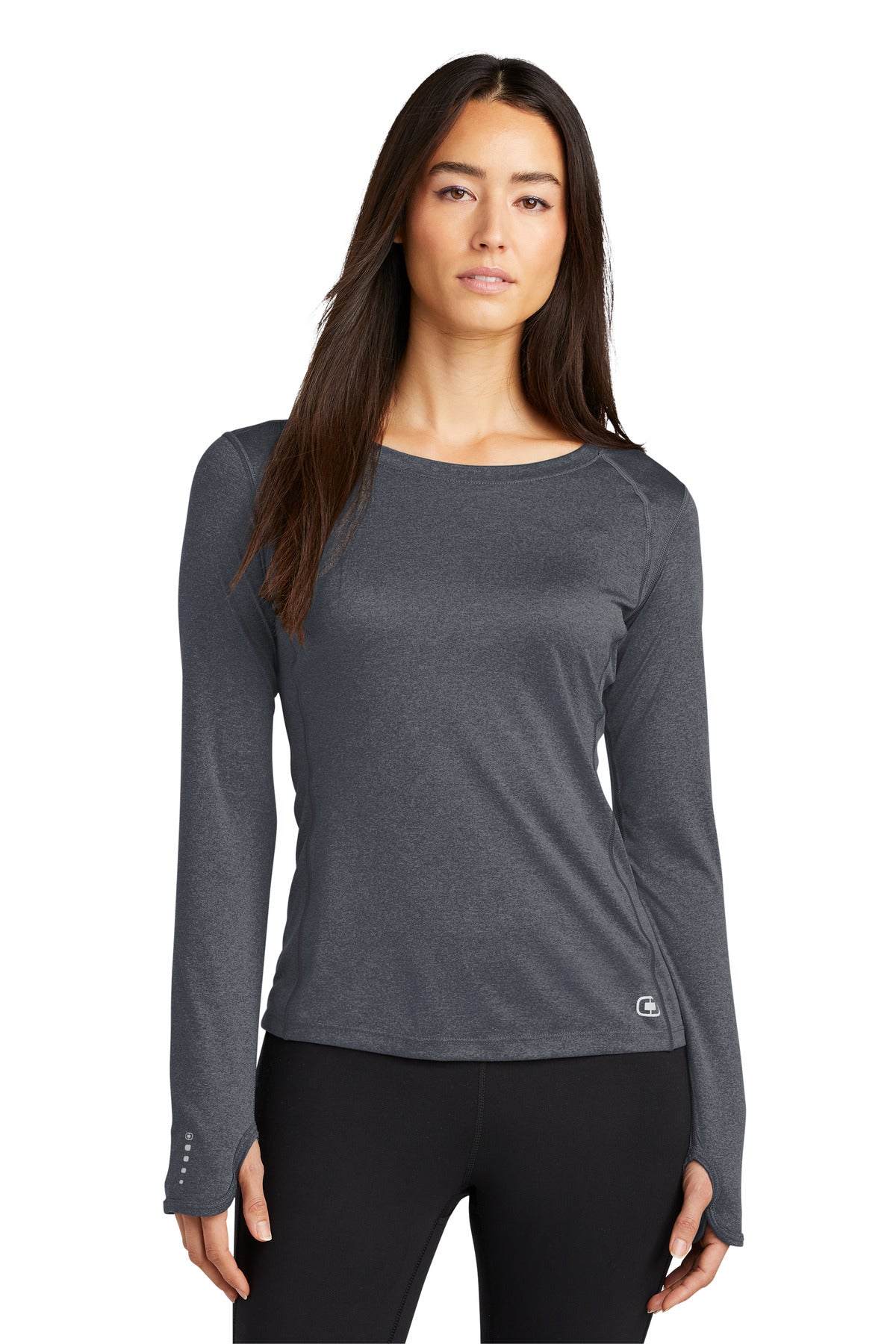 OGIO Ladies Long Sleeve Pulse Crew. LOE321