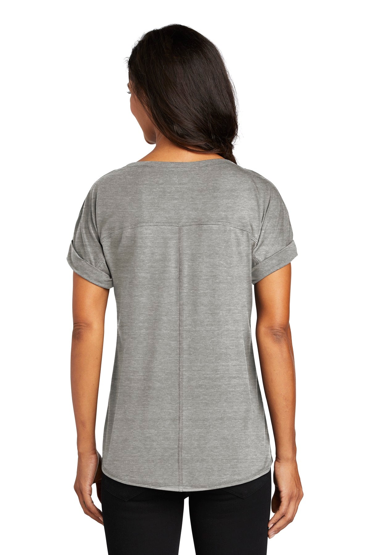 OGIO Ladies Luuma Cuffed Short Sleeve. LOG800