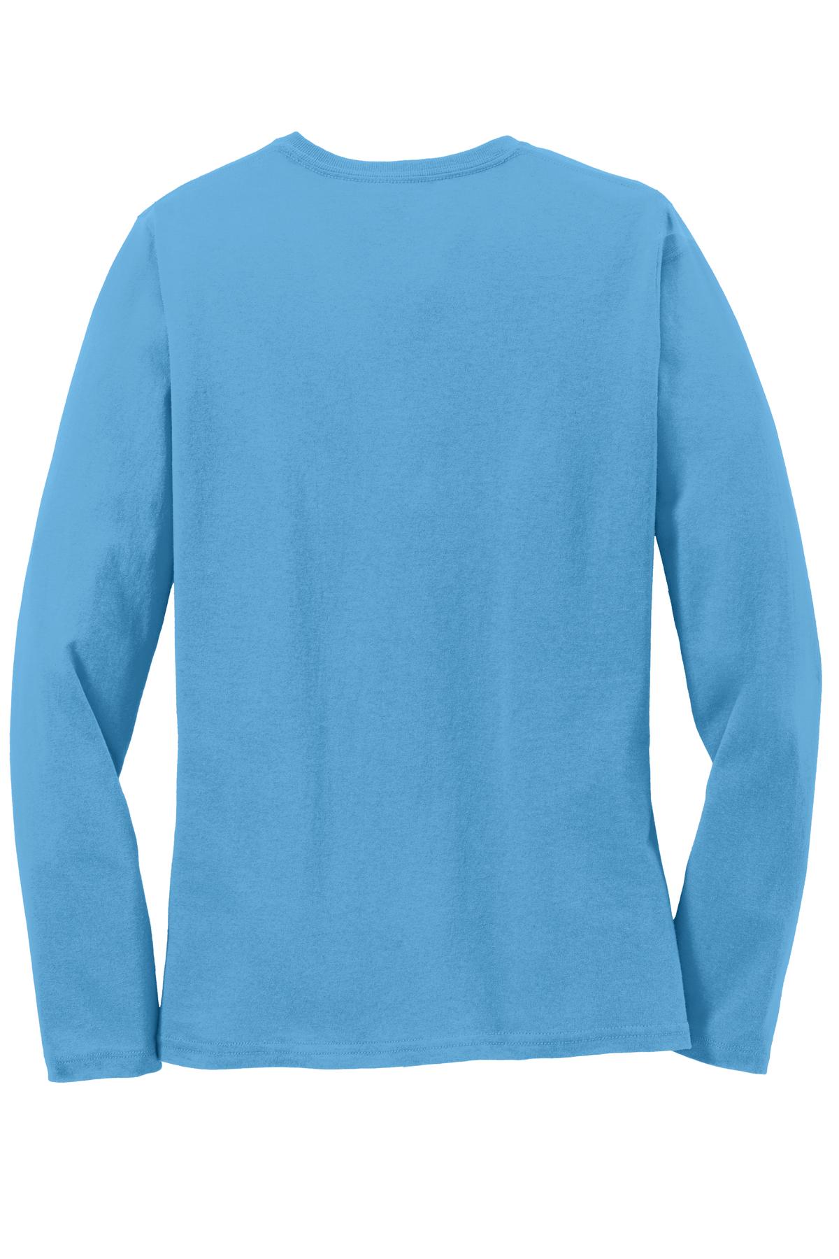 Port & Company Ladies Long Sleeve Core Cotton Tee. LPC54LS