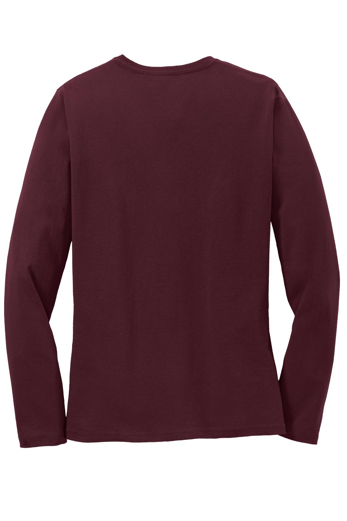 Port & Company Ladies Long Sleeve Core Cotton Tee. LPC54LS