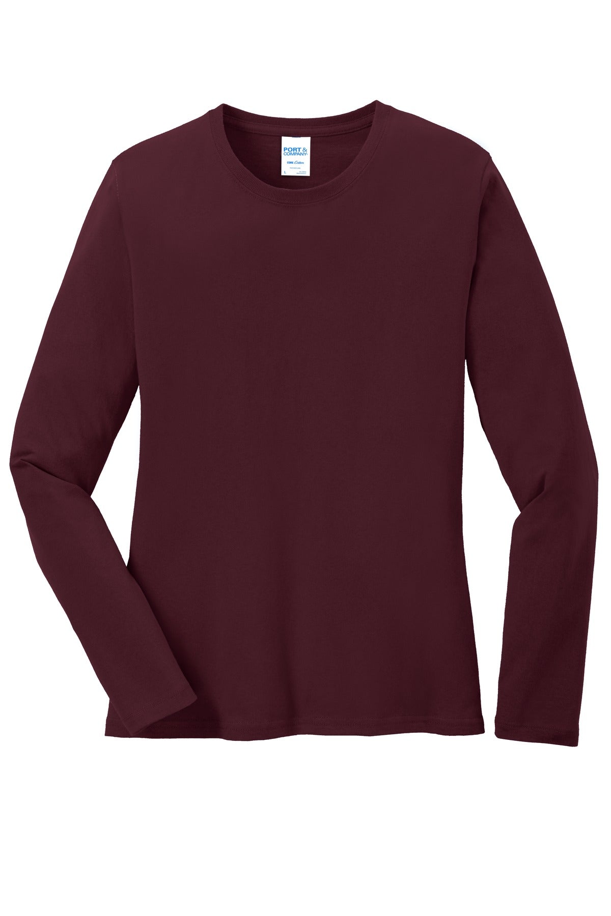Port & Company Ladies Long Sleeve Core Cotton Tee. LPC54LS