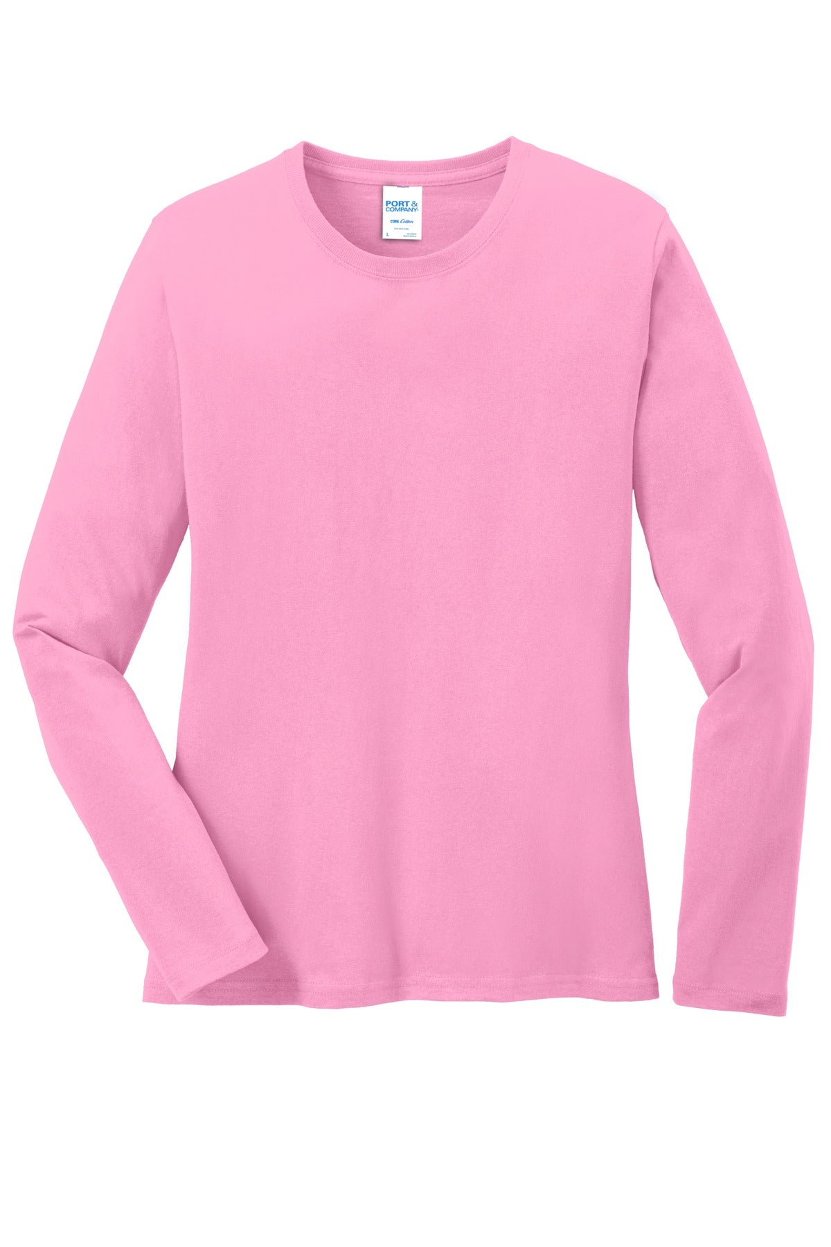 Port & Company Ladies Long Sleeve Core Cotton Tee. LPC54LS