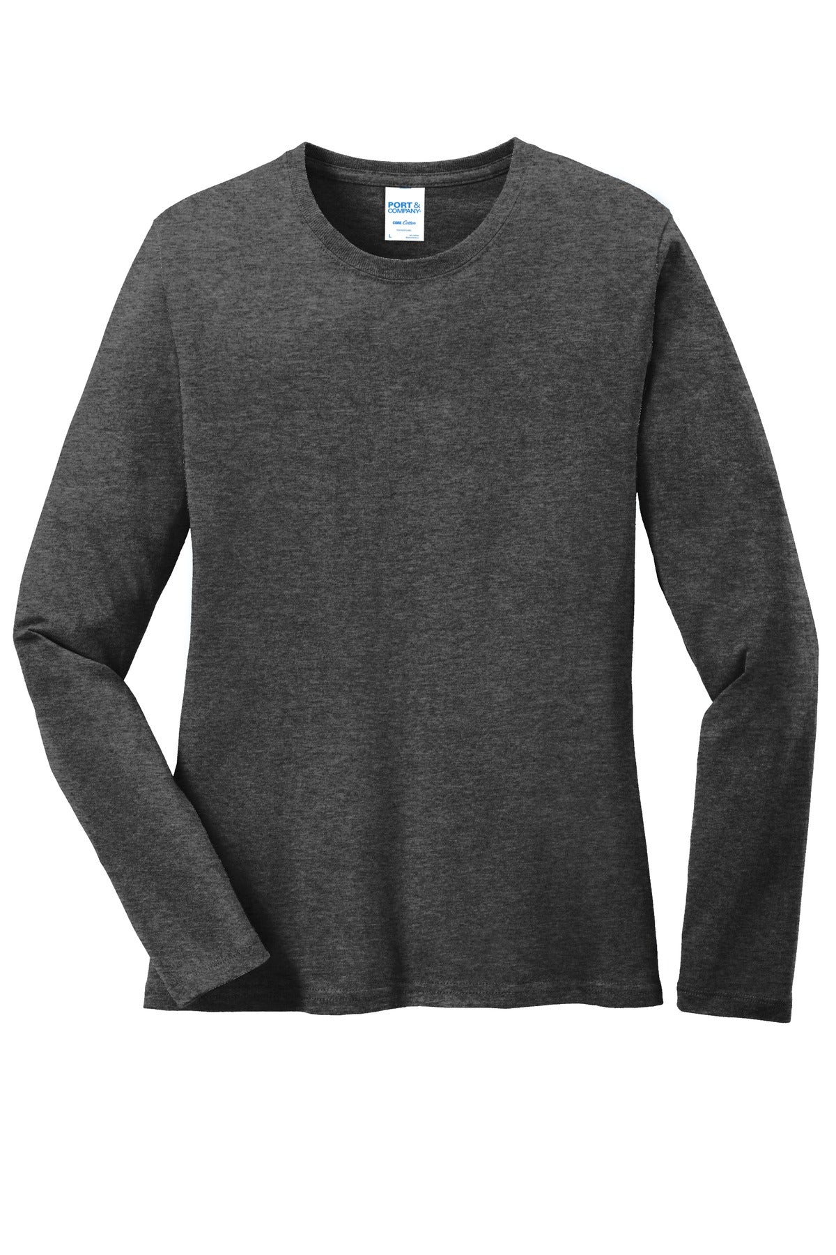 Port & Company Ladies Long Sleeve Core Cotton Tee. LPC54LS