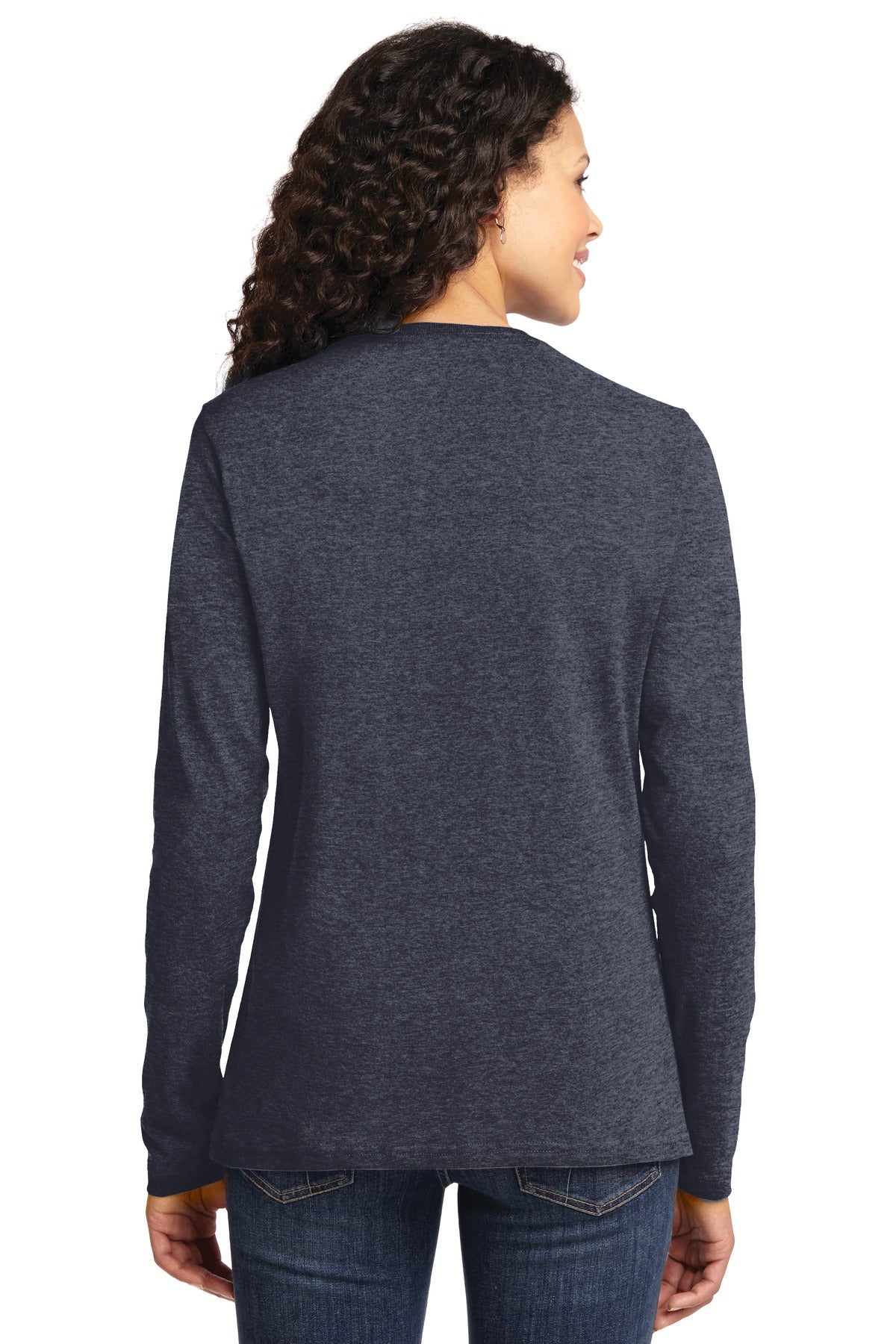 Port & Company Ladies Long Sleeve Core Cotton Tee. LPC54LS