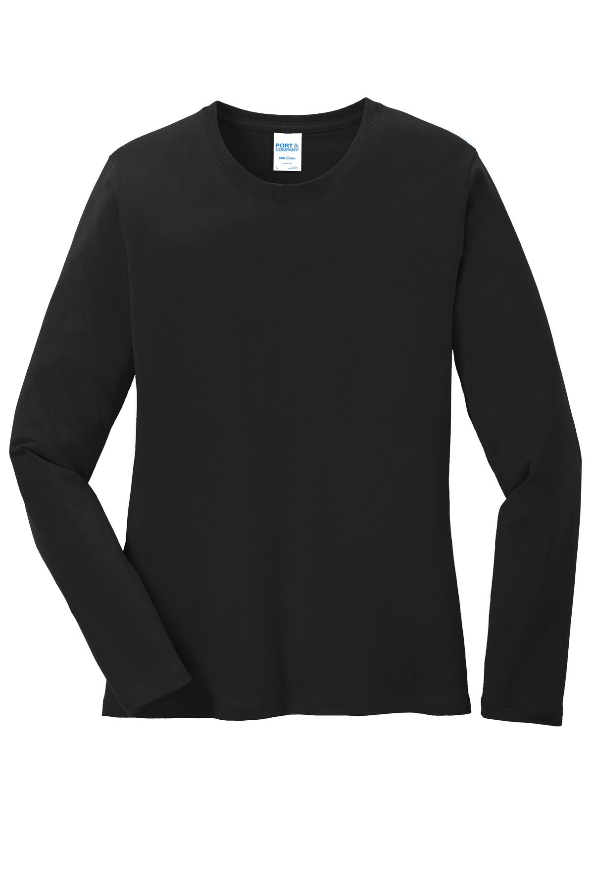 Port & Company Ladies Long Sleeve Core Cotton Tee. LPC54LS