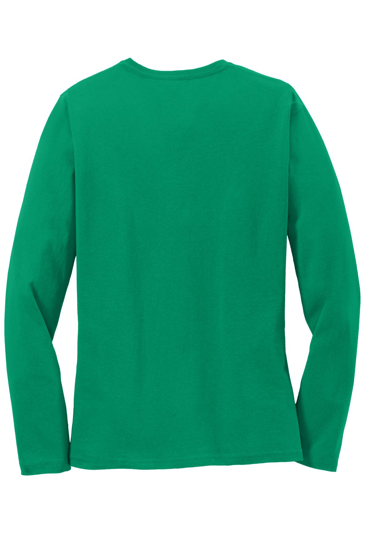 Port & Company Ladies Long Sleeve Core Cotton Tee. LPC54LS