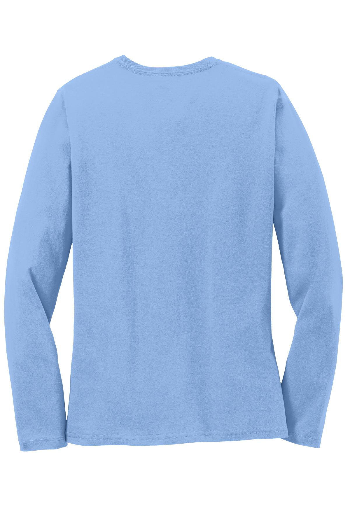 Port & Company Ladies Long Sleeve Core Cotton Tee. LPC54LS