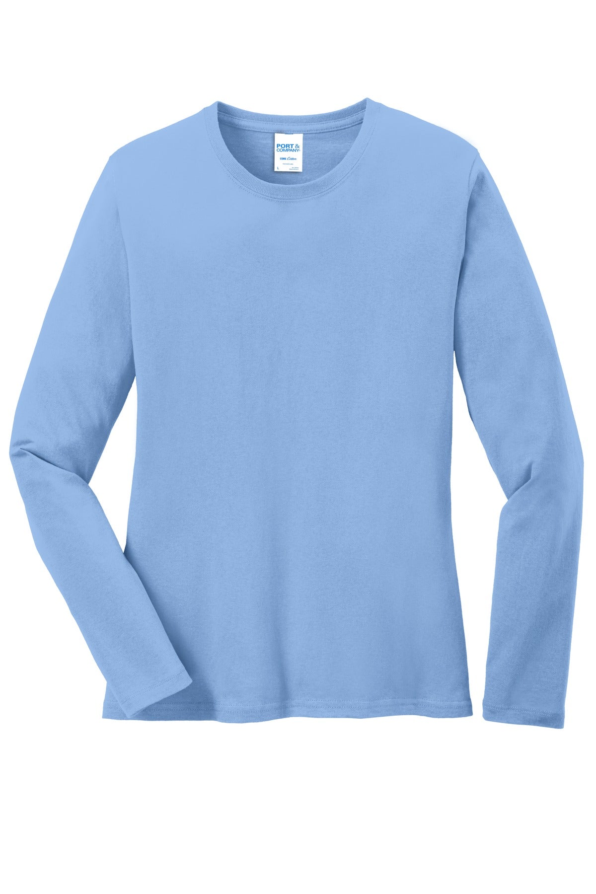 Port & Company Ladies Long Sleeve Core Cotton Tee. LPC54LS