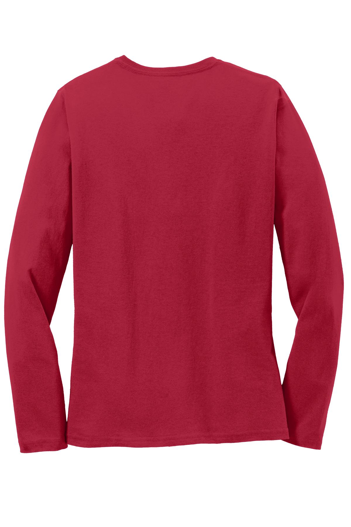 Port & Company Ladies Long Sleeve Core Cotton Tee. LPC54LS