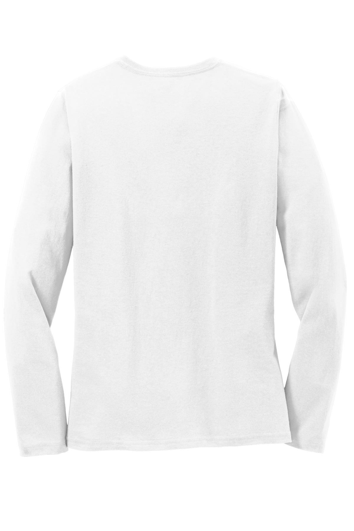 Port & Company Ladies Long Sleeve Core Cotton Tee. LPC54LS