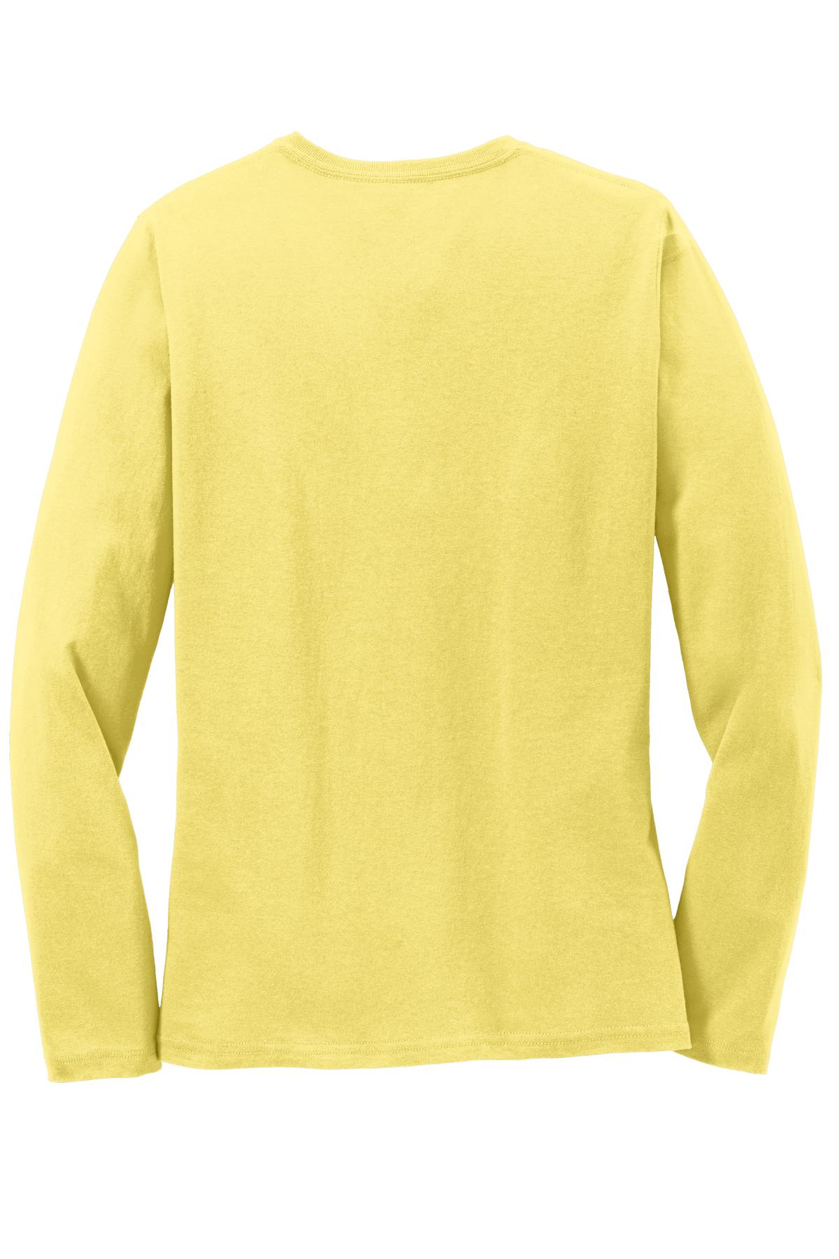 Port & Company Ladies Long Sleeve Core Cotton Tee. LPC54LS