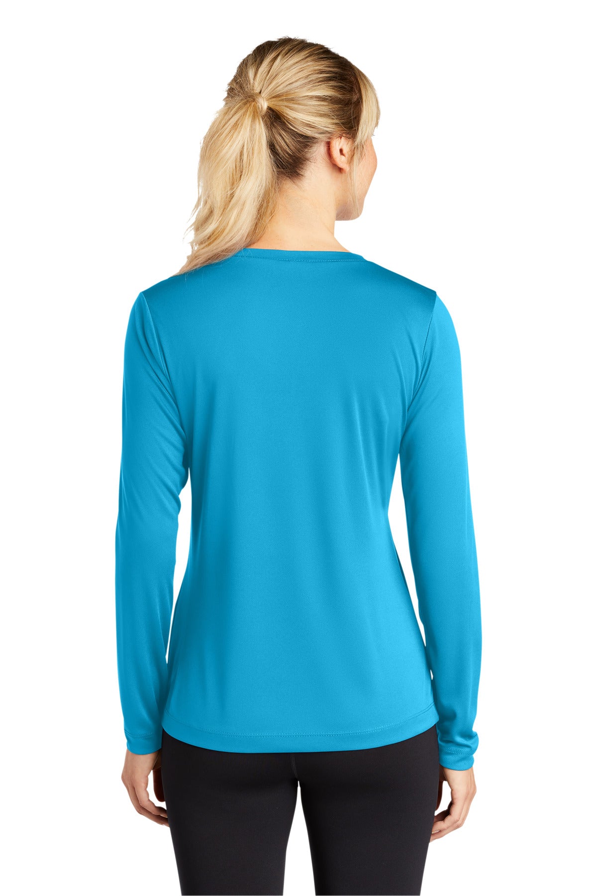 Sport-Tek Ladies Long Sleeve PosiCharge Competitor™ V-Neck Tee. LST353LS