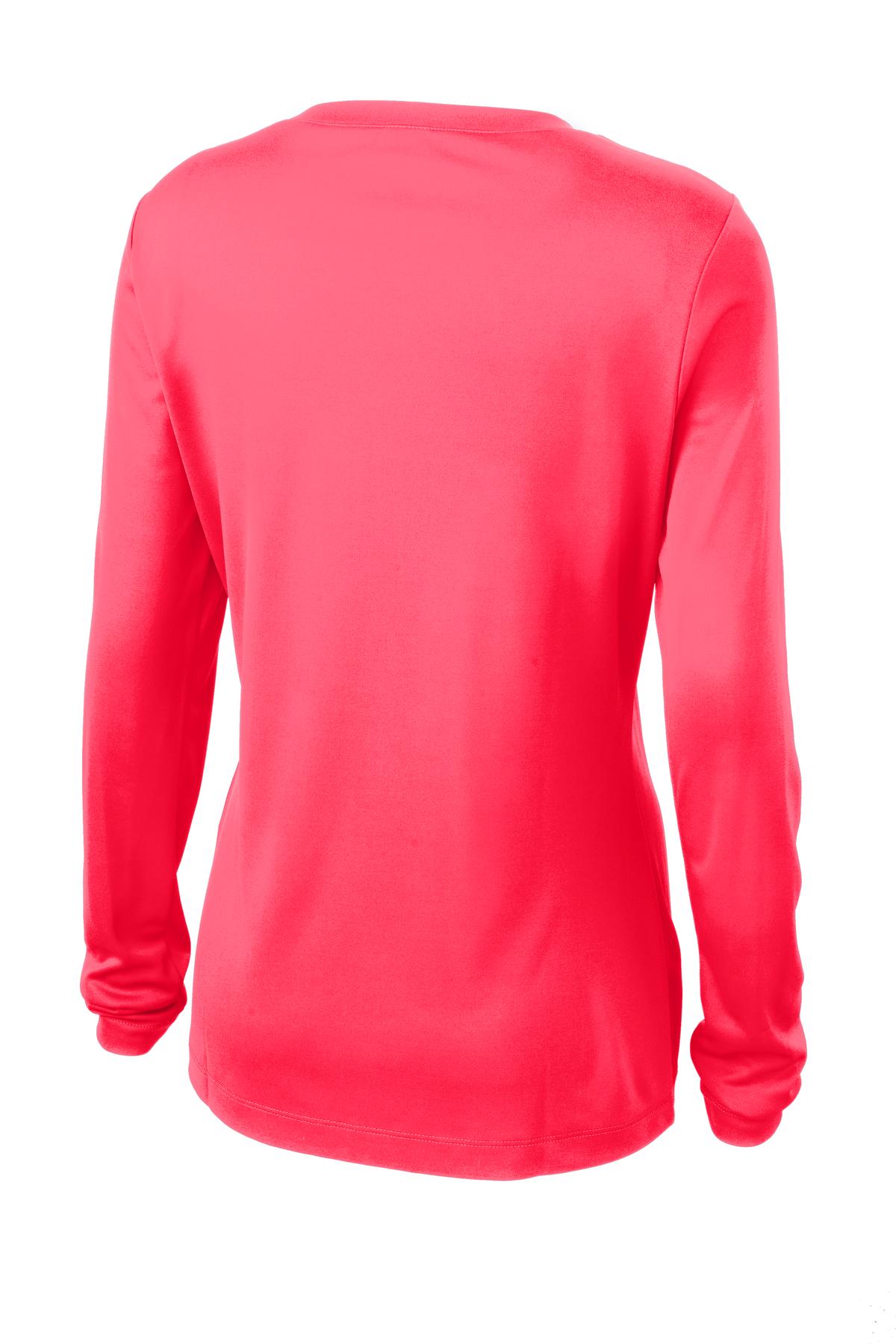 Sport-Tek Ladies Long Sleeve PosiCharge Competitor™ V-Neck Tee. LST353LS