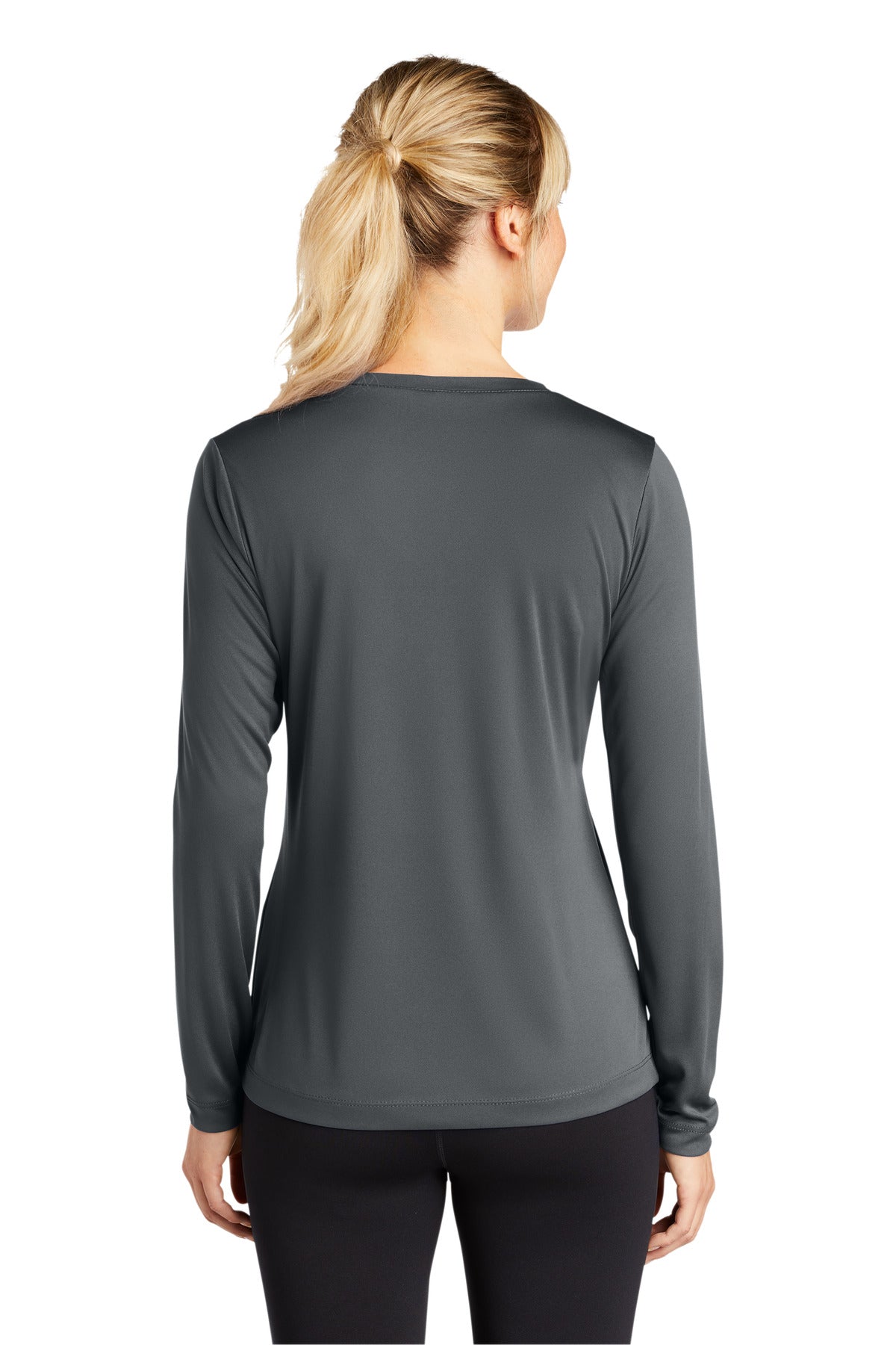 Sport-Tek Ladies Long Sleeve PosiCharge Competitor™ V-Neck Tee. LST353LS