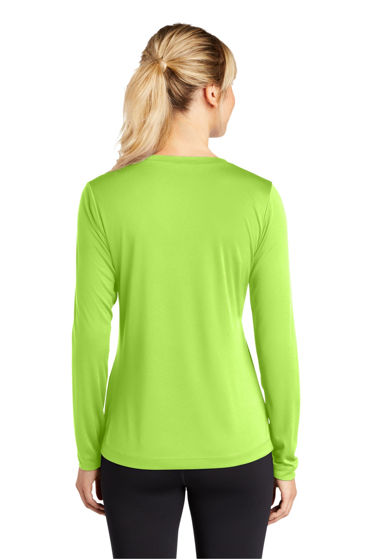 Sport-Tek Ladies Long Sleeve PosiCharge Competitor™ V-Neck Tee. LST353LS