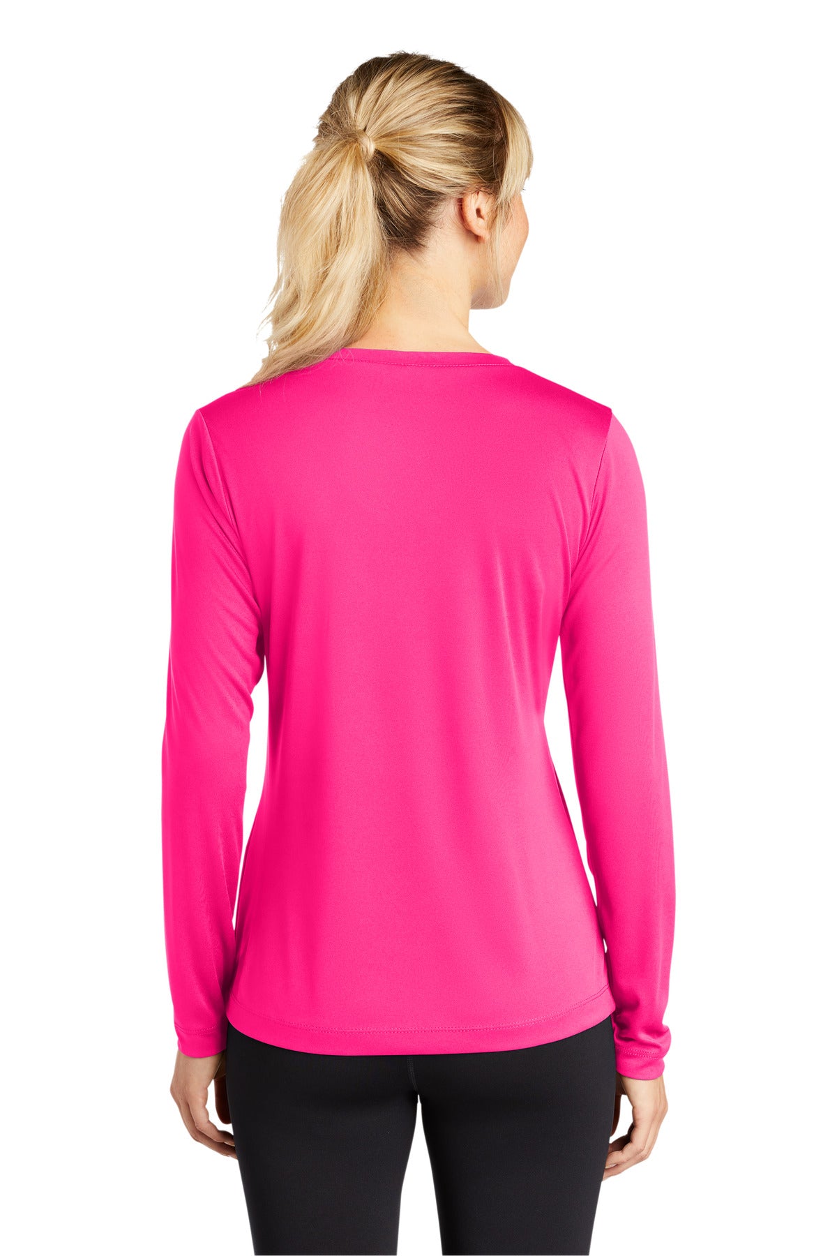 Sport-Tek Ladies Long Sleeve PosiCharge Competitor™ V-Neck Tee. LST353LS