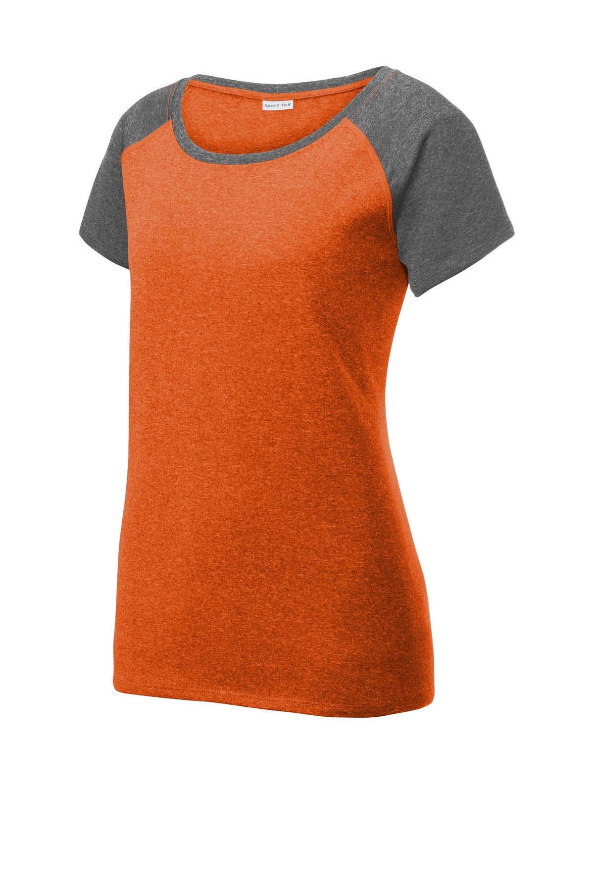 Sport-Tek Ladies Heather-On-Heather Contender ™ Scoop Neck Tee. LST362