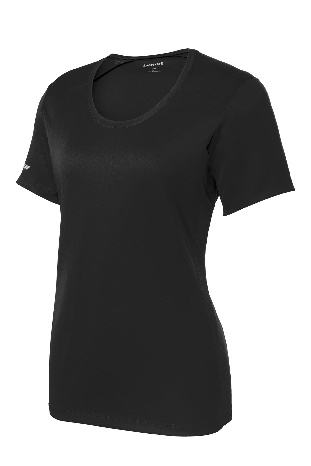Sport-Tek Ladies PosiCharge Elevate Scoop Neck Tee. LST380