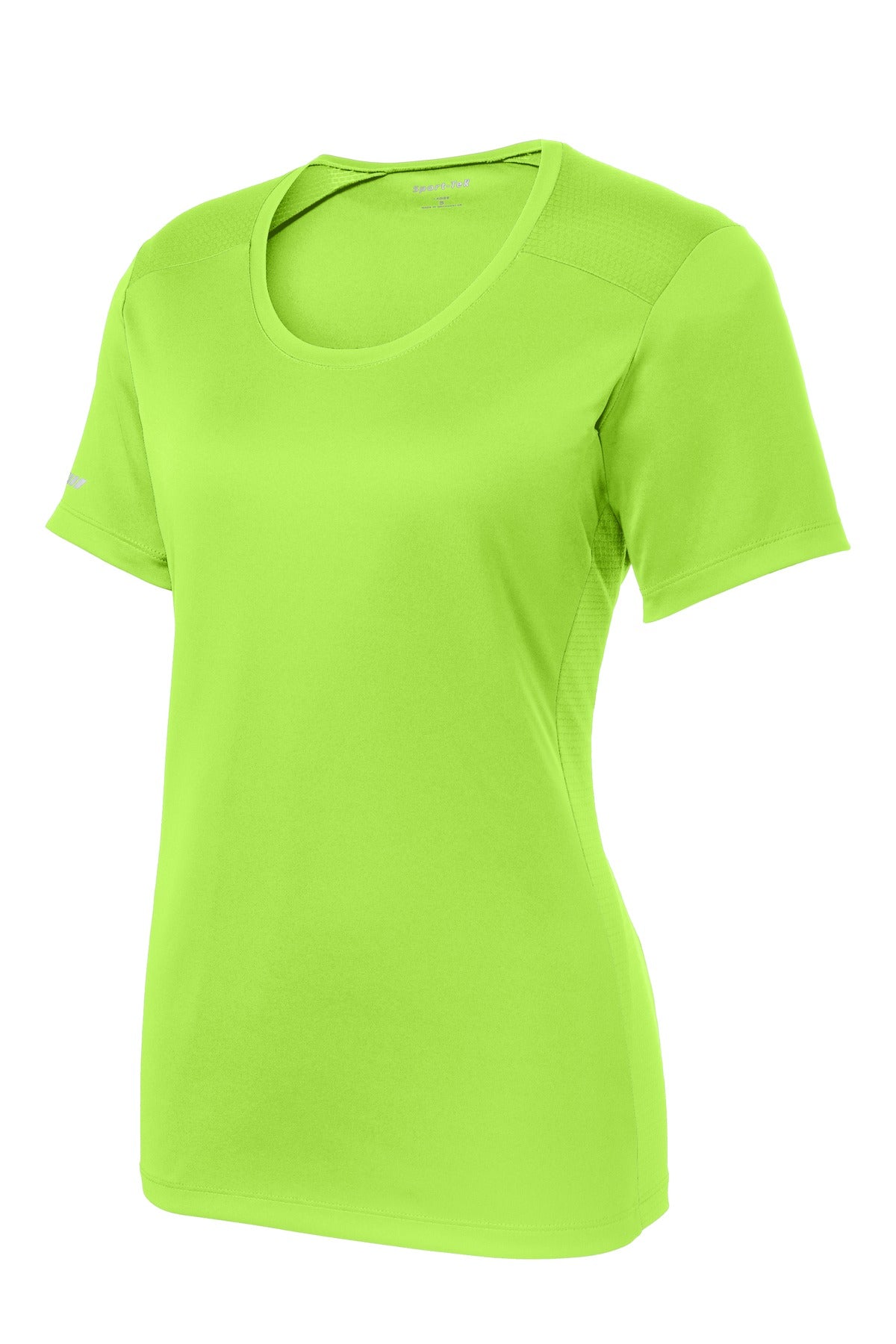 Sport-Tek Ladies PosiCharge Elevate Scoop Neck Tee. LST380