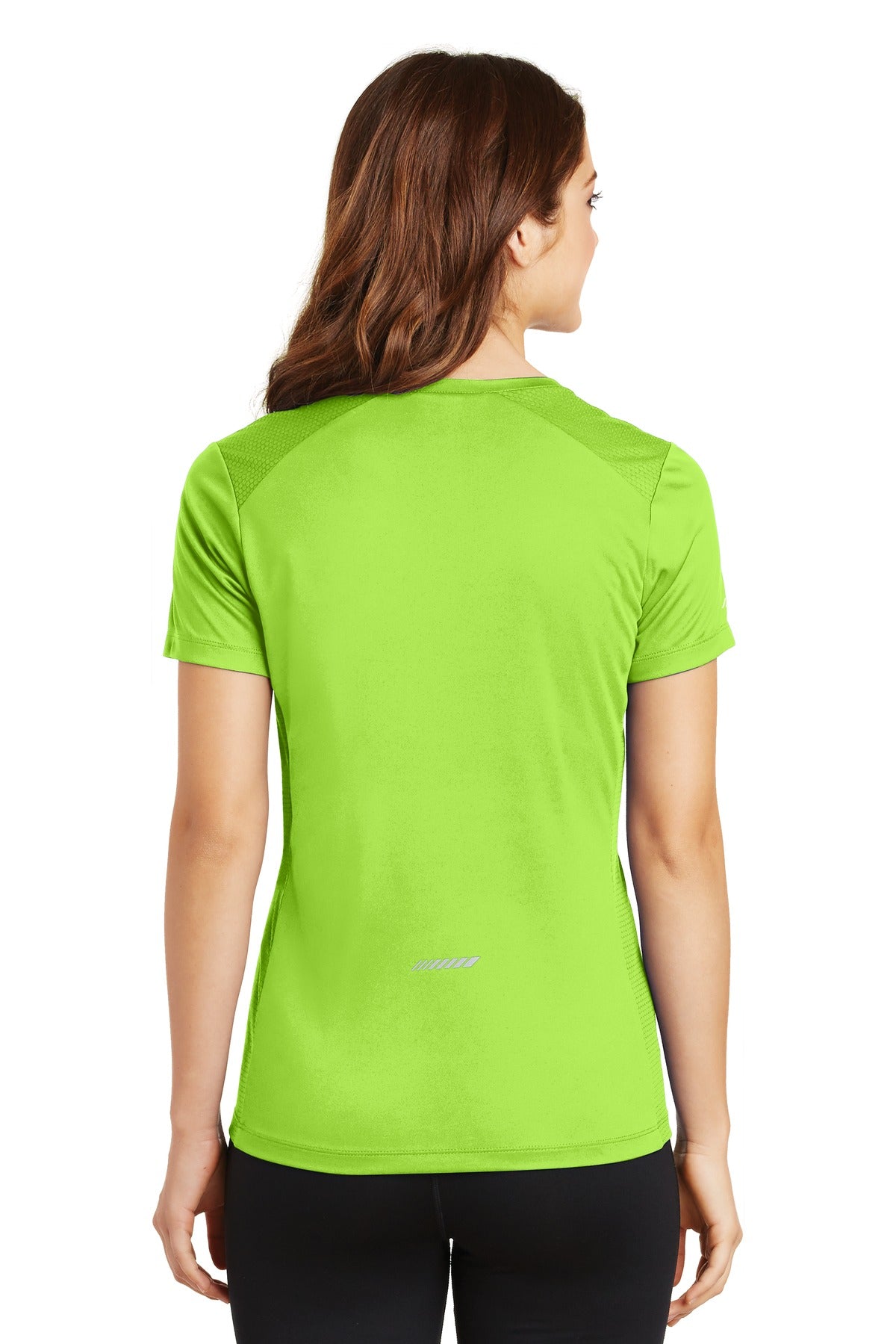 Sport-Tek Ladies PosiCharge Elevate Scoop Neck Tee. LST380