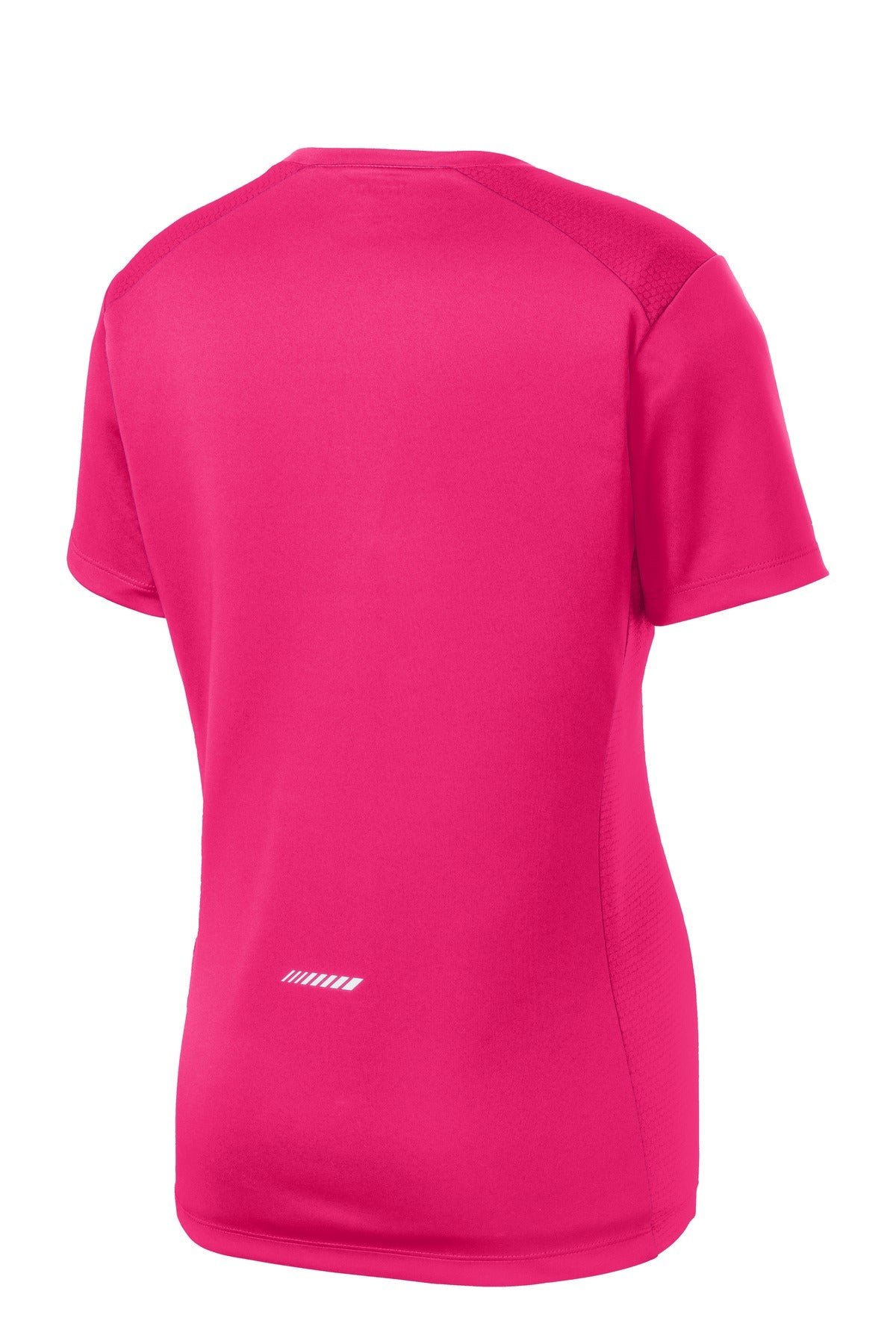 Sport-Tek Ladies PosiCharge Elevate Scoop Neck Tee. LST380