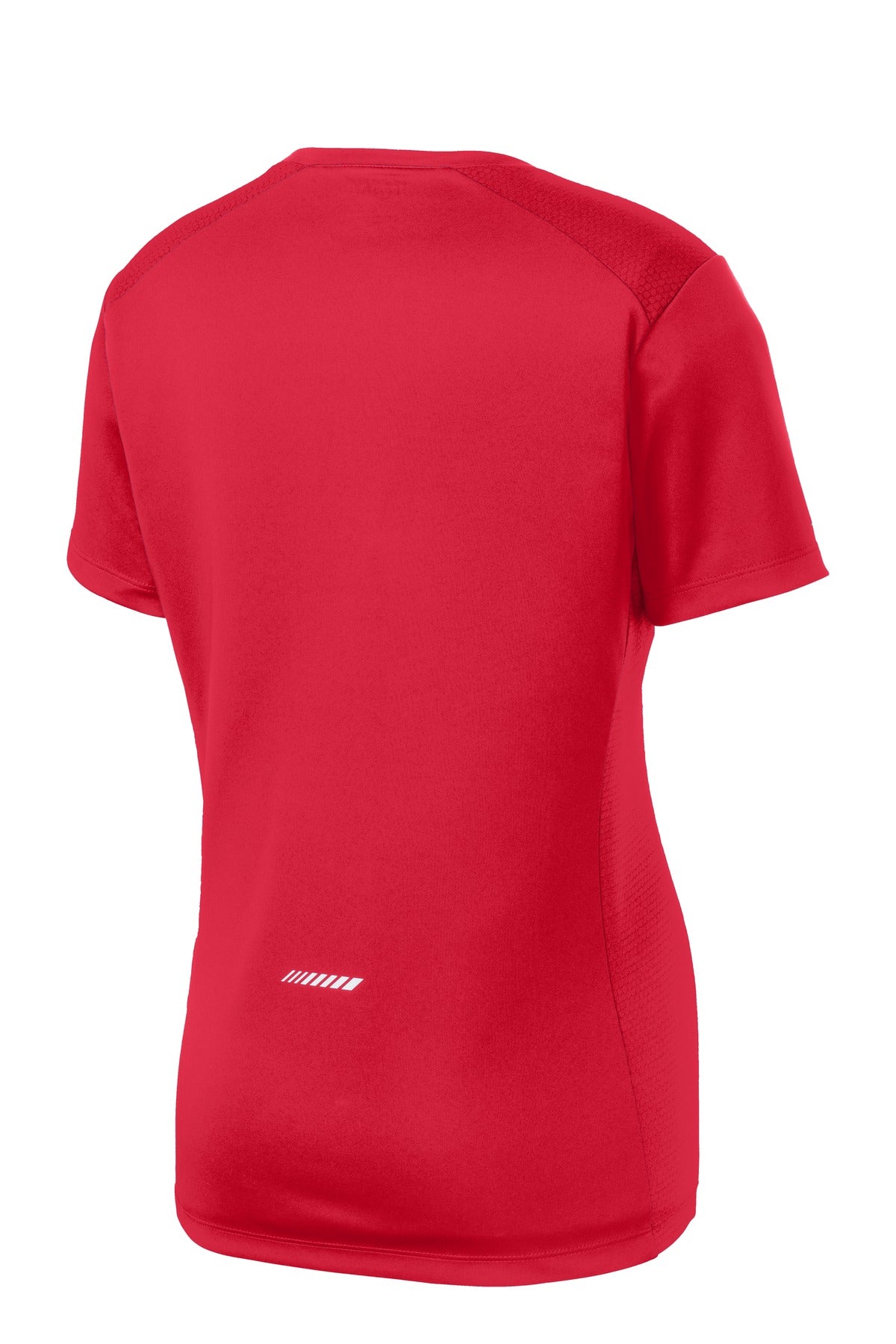 Sport-Tek Ladies PosiCharge Elevate Scoop Neck Tee. LST380