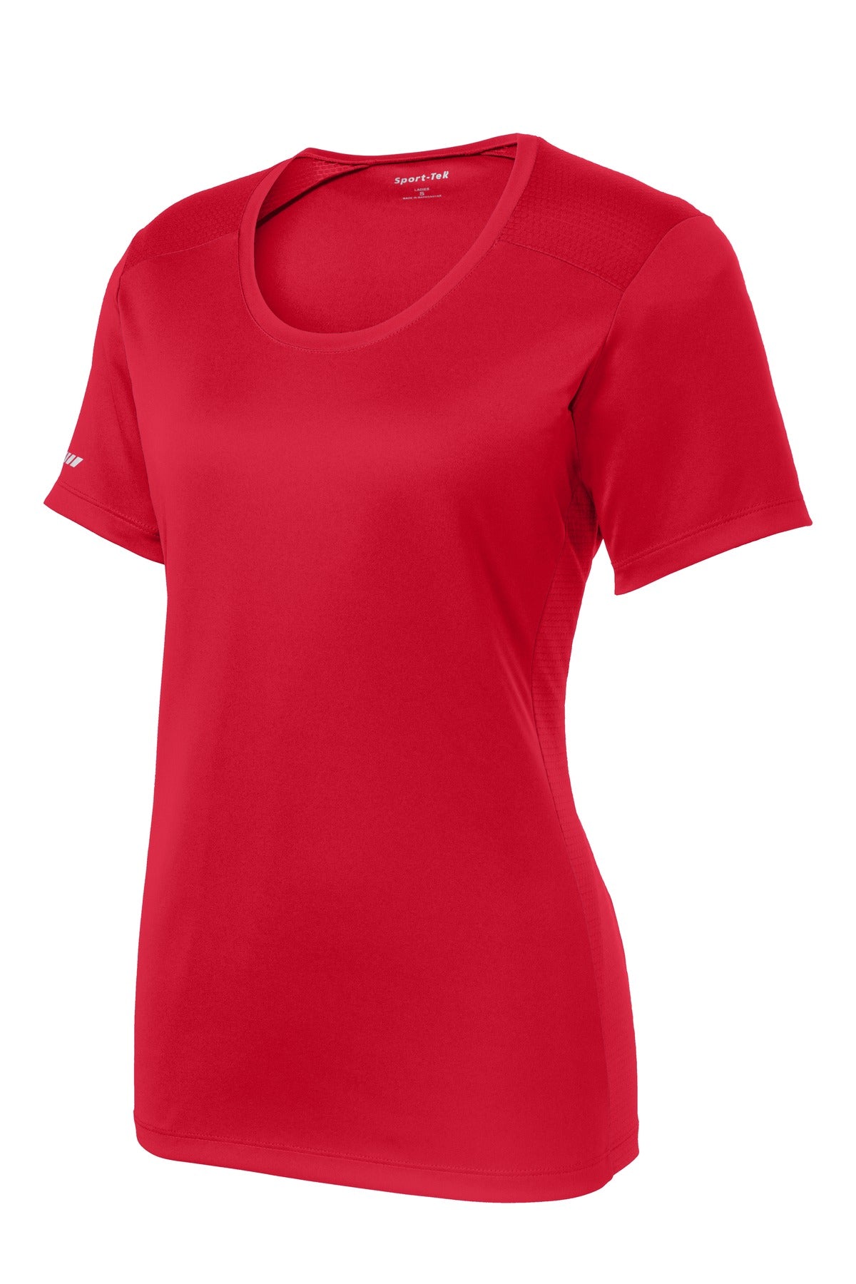 Sport-Tek Ladies PosiCharge Elevate Scoop Neck Tee. LST380