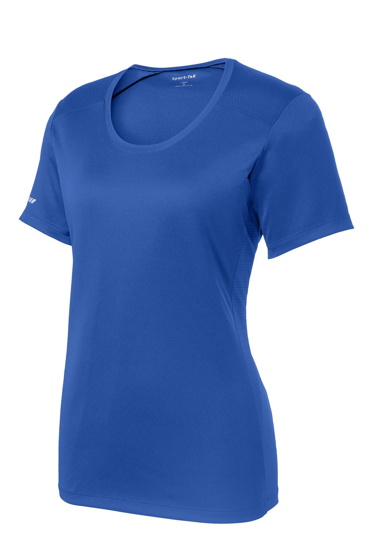 Sport-Tek Ladies PosiCharge Elevate Scoop Neck Tee. LST380