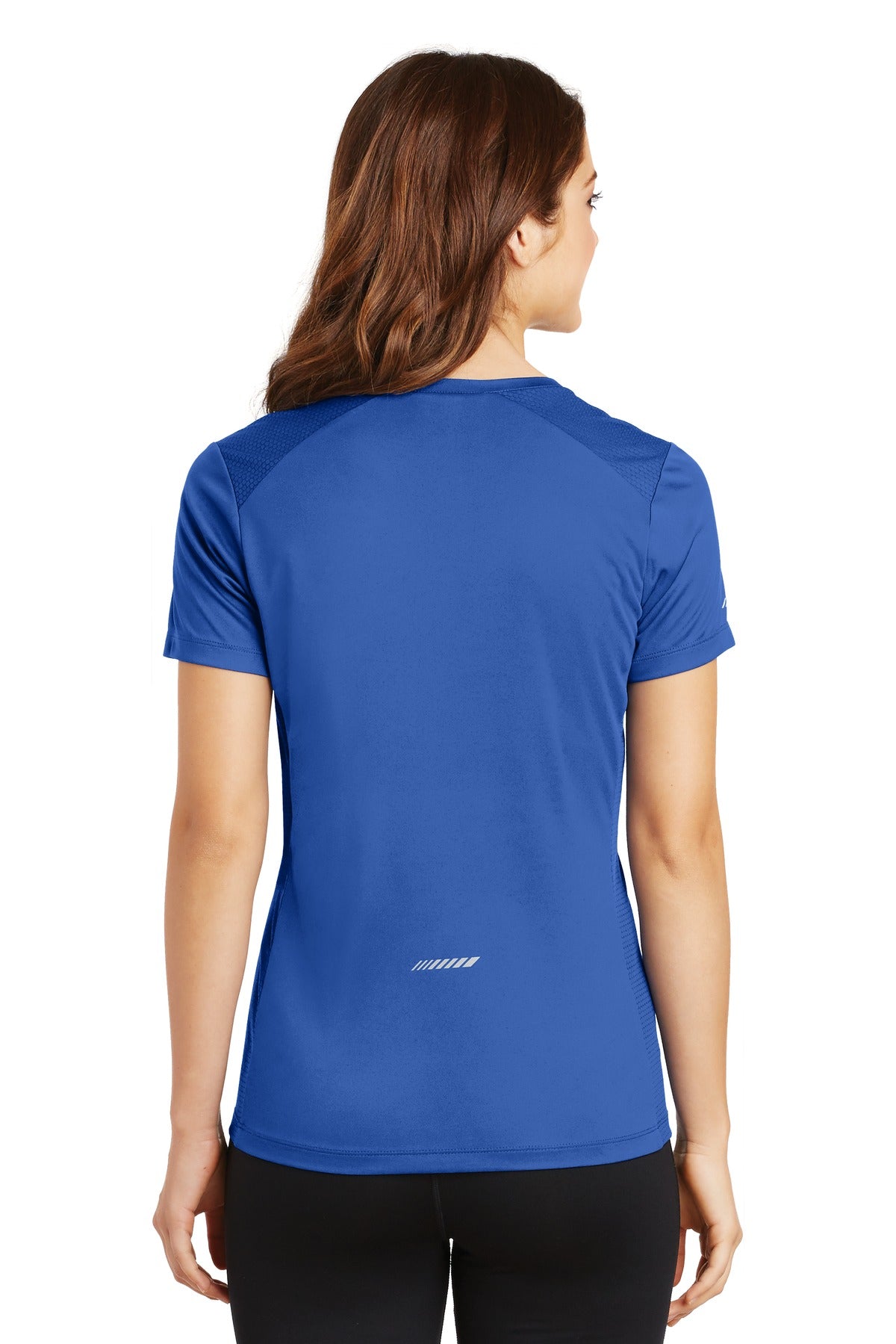 Sport-Tek Ladies PosiCharge Elevate Scoop Neck Tee. LST380