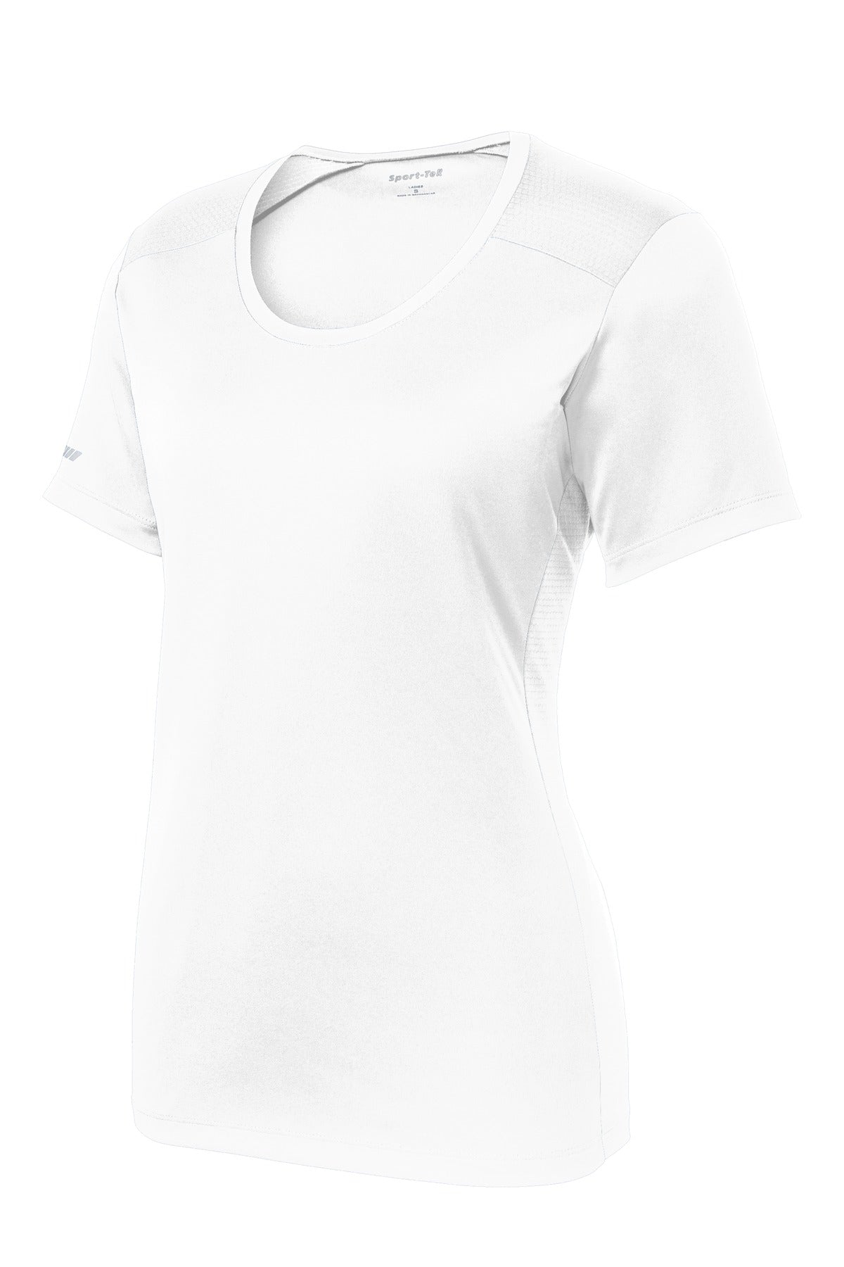 Sport-Tek Ladies PosiCharge Elevate Scoop Neck Tee. LST380