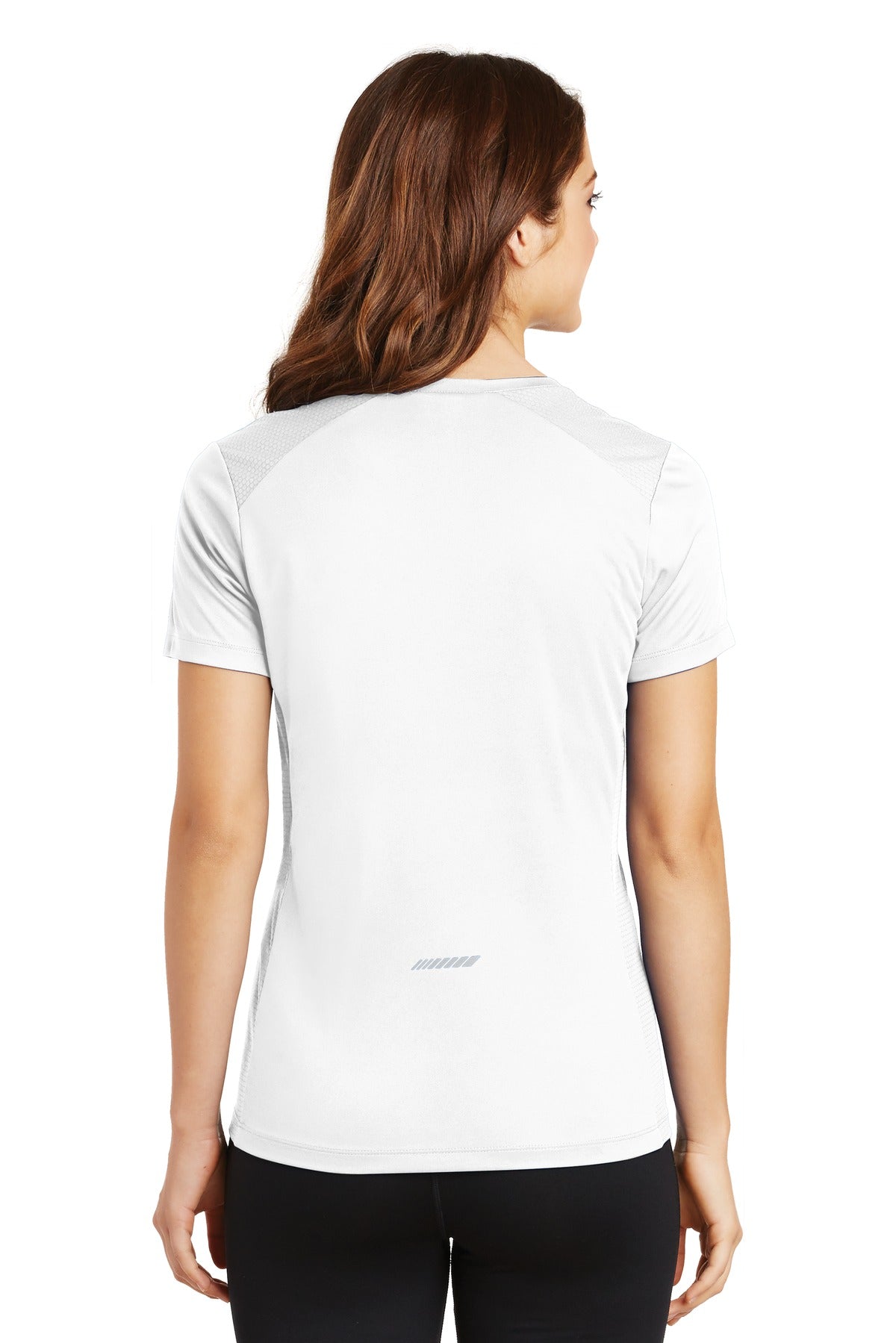 Sport-Tek Ladies PosiCharge Elevate Scoop Neck Tee. LST380