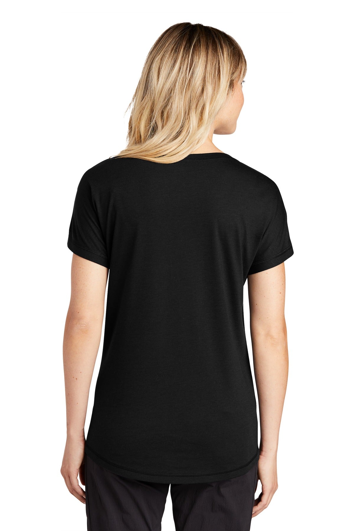 Sport-Tek Ladies PosiCharge Tri-Blend Wicking Dolman Tee. LST401