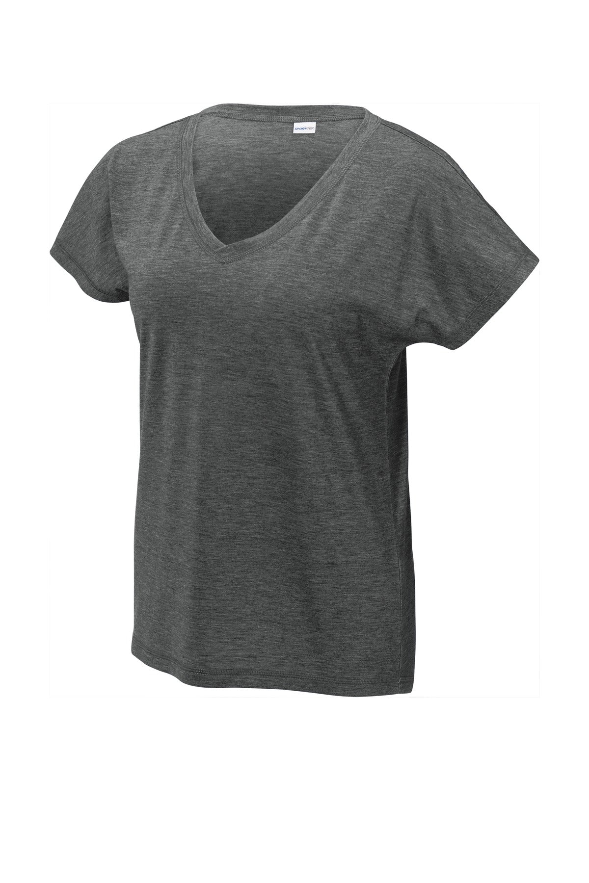 Sport-Tek Ladies PosiCharge Tri-Blend Wicking Dolman Tee. LST401