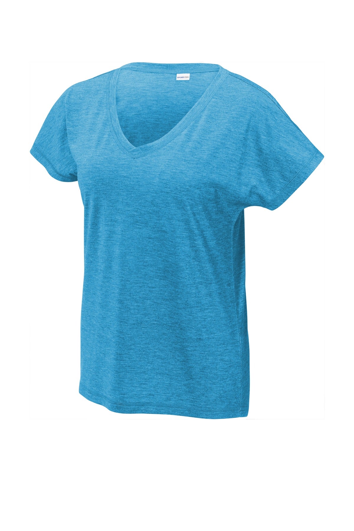Sport-Tek Ladies PosiCharge Tri-Blend Wicking Dolman Tee. LST401