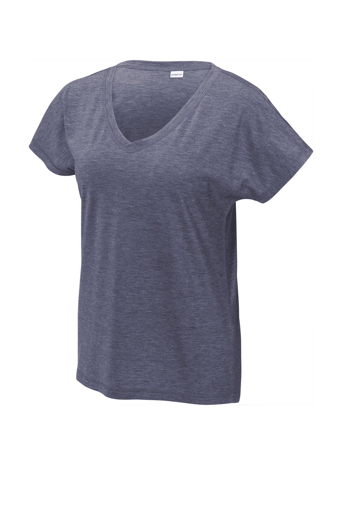 Sport-Tek Ladies PosiCharge Tri-Blend Wicking Dolman Tee. LST401
