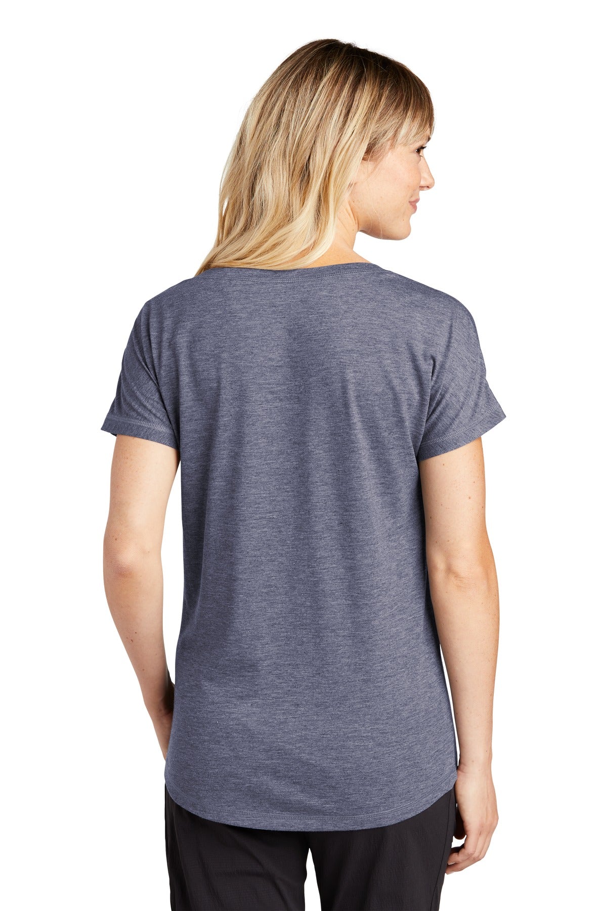 Sport-Tek Ladies PosiCharge Tri-Blend Wicking Dolman Tee. LST401