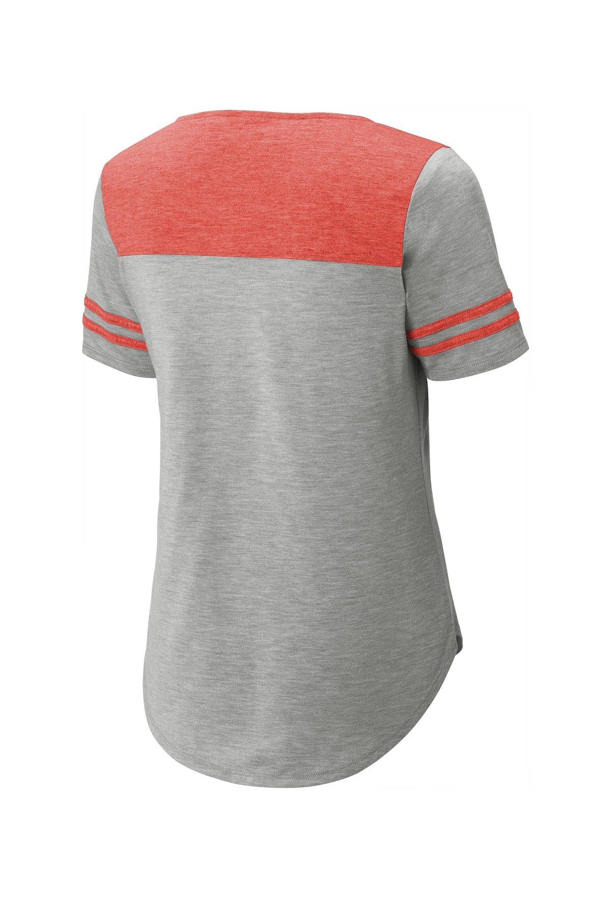 Sport-Tek Ladies PosiCharge Tri-Blend Wicking Fan Tee. LST403