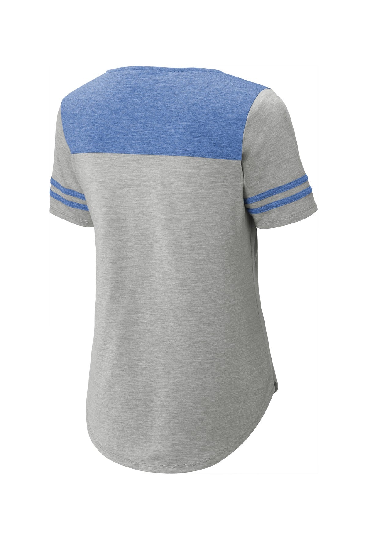 Sport-Tek Ladies PosiCharge Tri-Blend Wicking Fan Tee. LST403