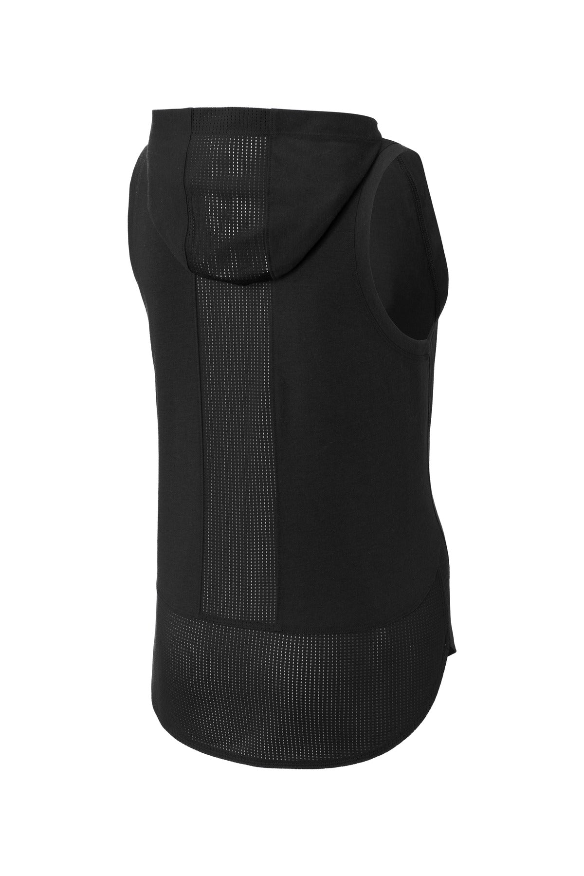Sport-Tek Ladies PosiCharge Tri-Blend Wicking Draft Hoodie Tank. LST410