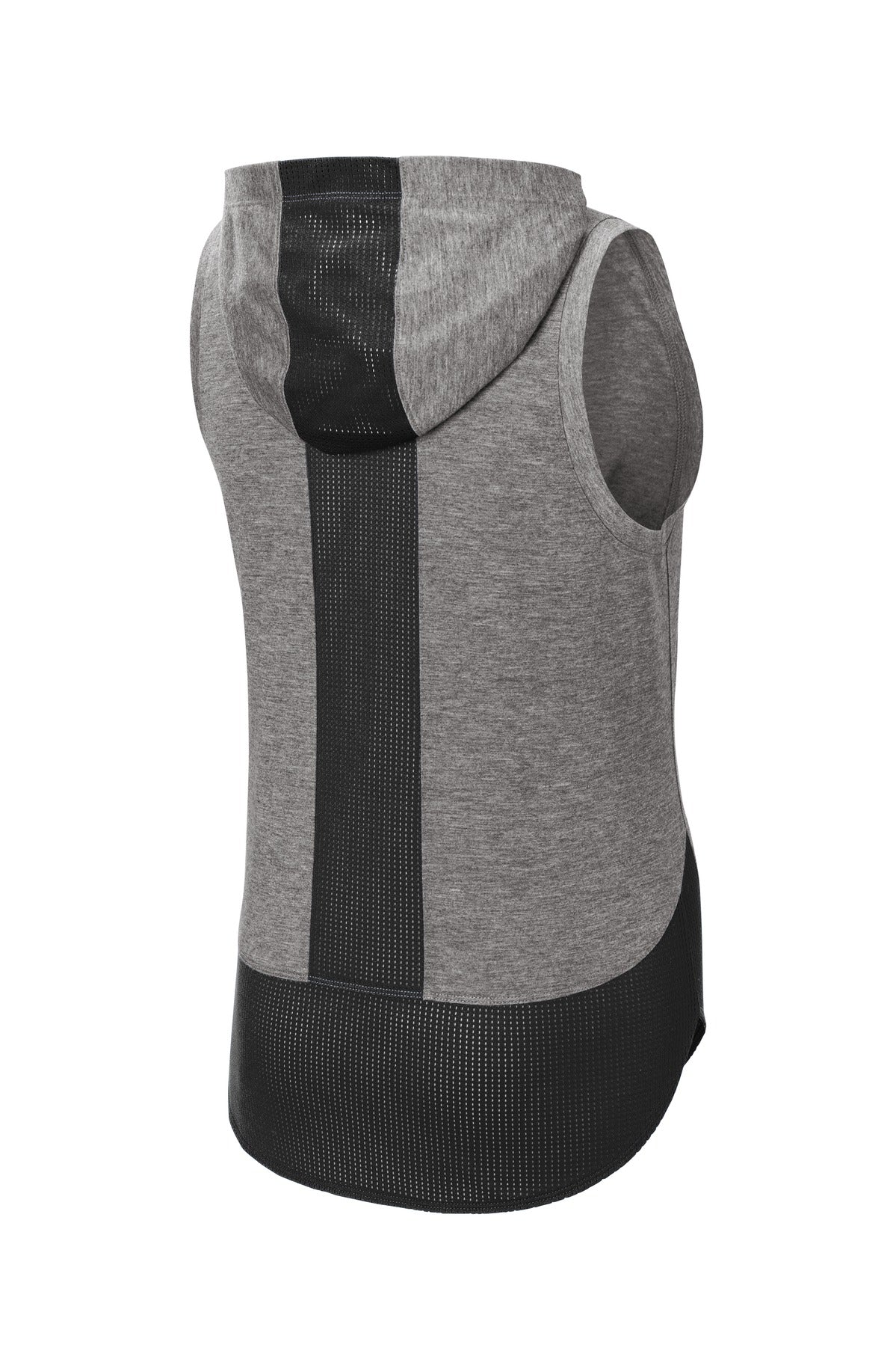 Sport-Tek Ladies PosiCharge Tri-Blend Wicking Draft Hoodie Tank. LST410