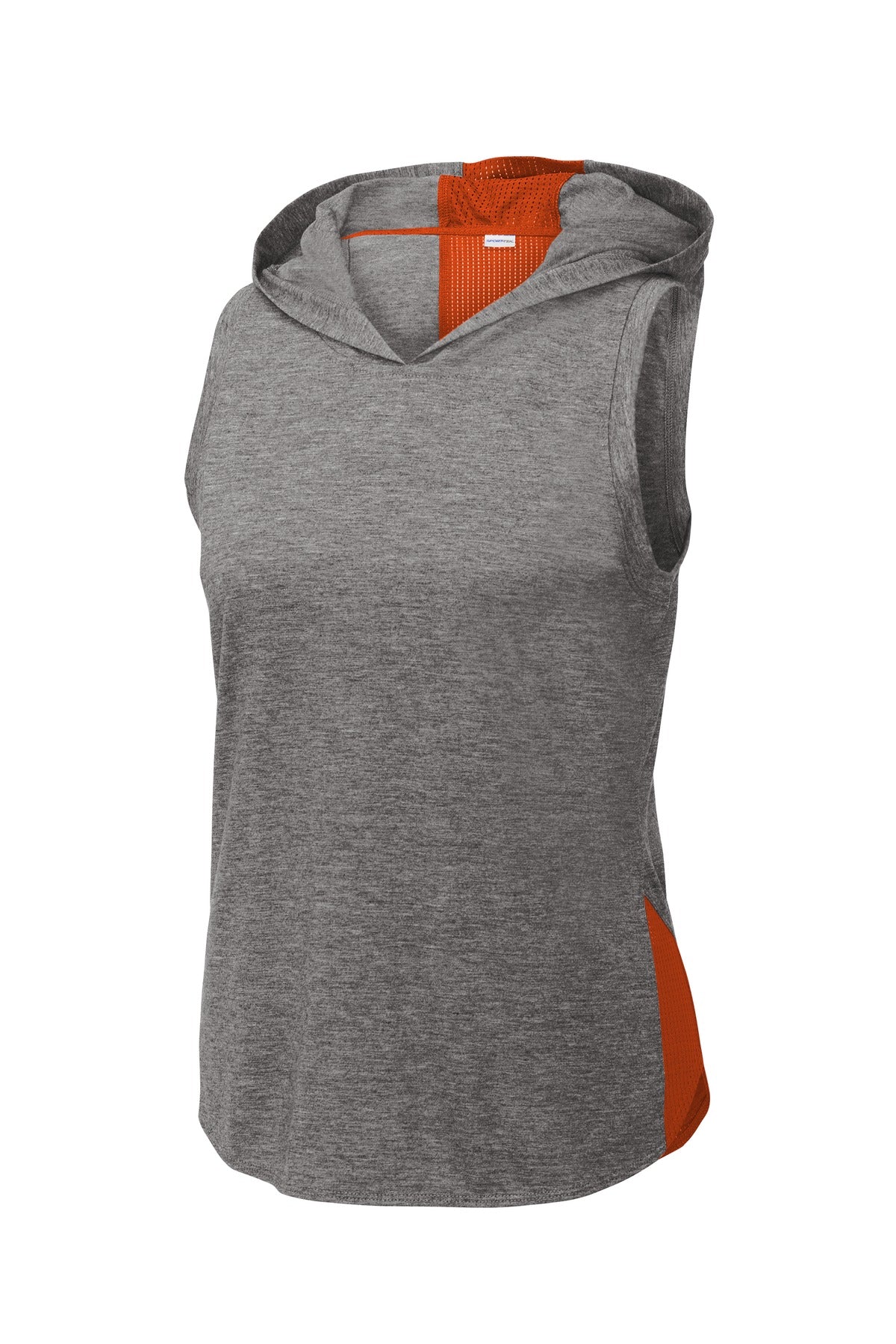 Sport-Tek Ladies PosiCharge Tri-Blend Wicking Draft Hoodie Tank. LST410