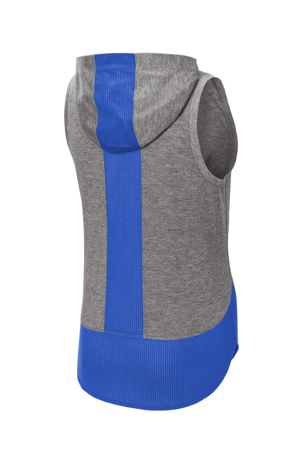 Sport-Tek Ladies PosiCharge Tri-Blend Wicking Draft Hoodie Tank. LST410