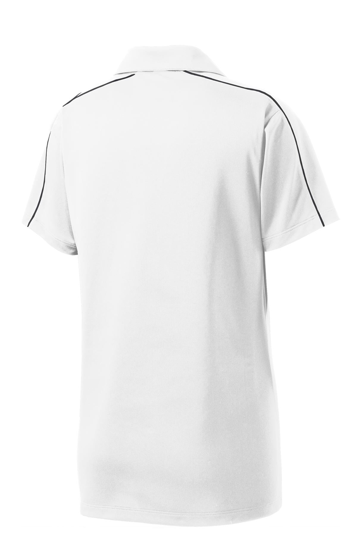 Sport-Tek Ladies Micropique Sport-Wick Piped Polo. LST653
