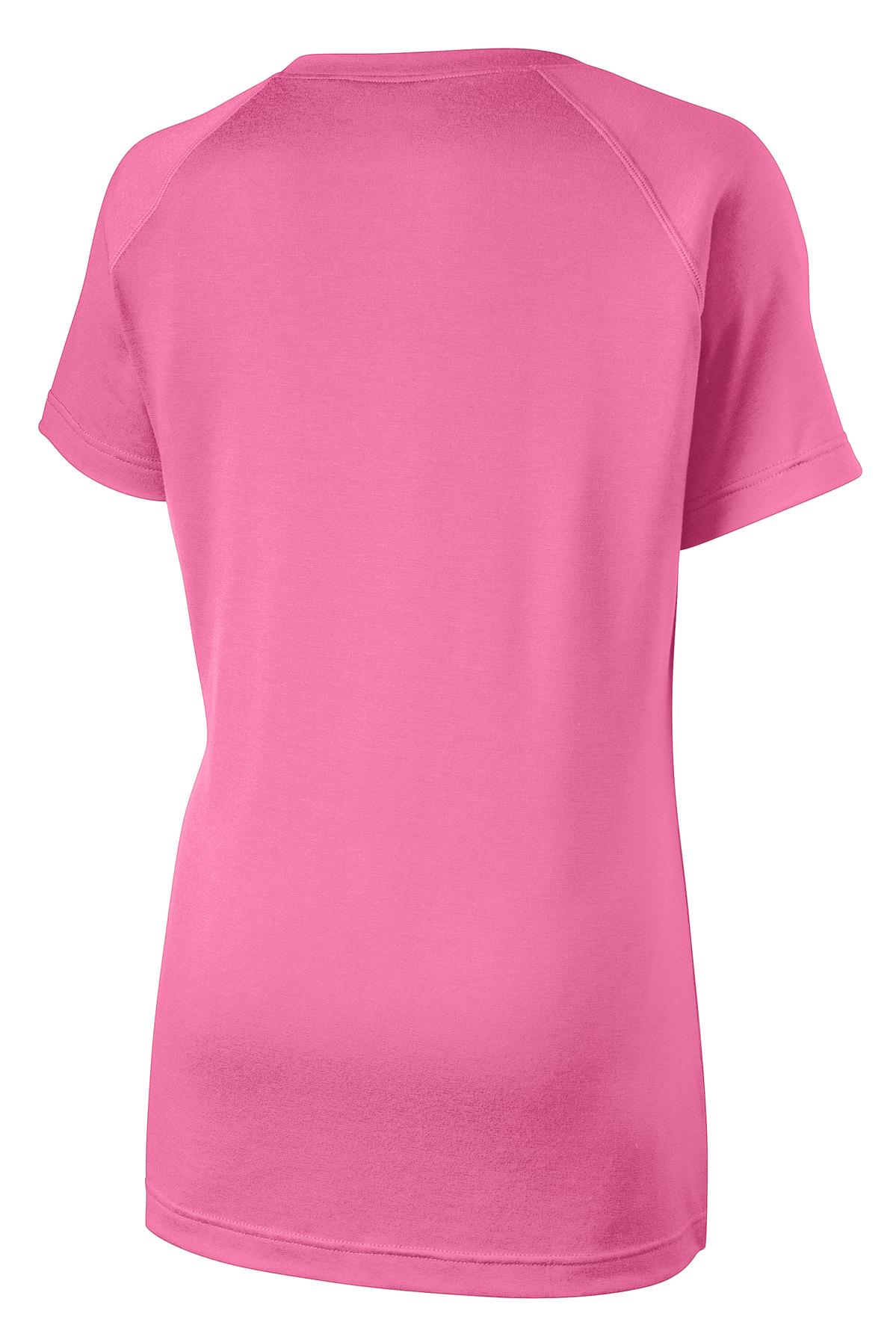 Sport-Tek Ladies Ultimate Performance V-Neck. LST700