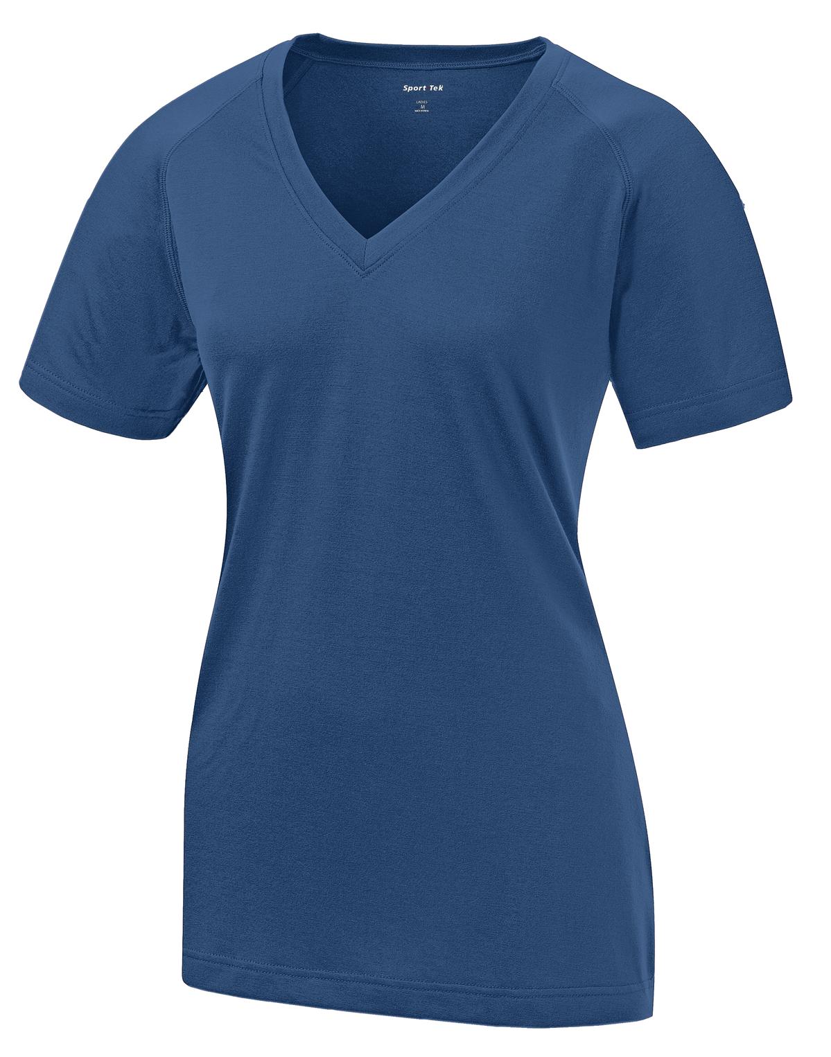 Sport-Tek Ladies Ultimate Performance V-Neck. LST700