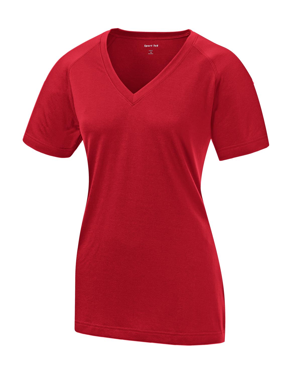 Sport-Tek Ladies Ultimate Performance V-Neck. LST700