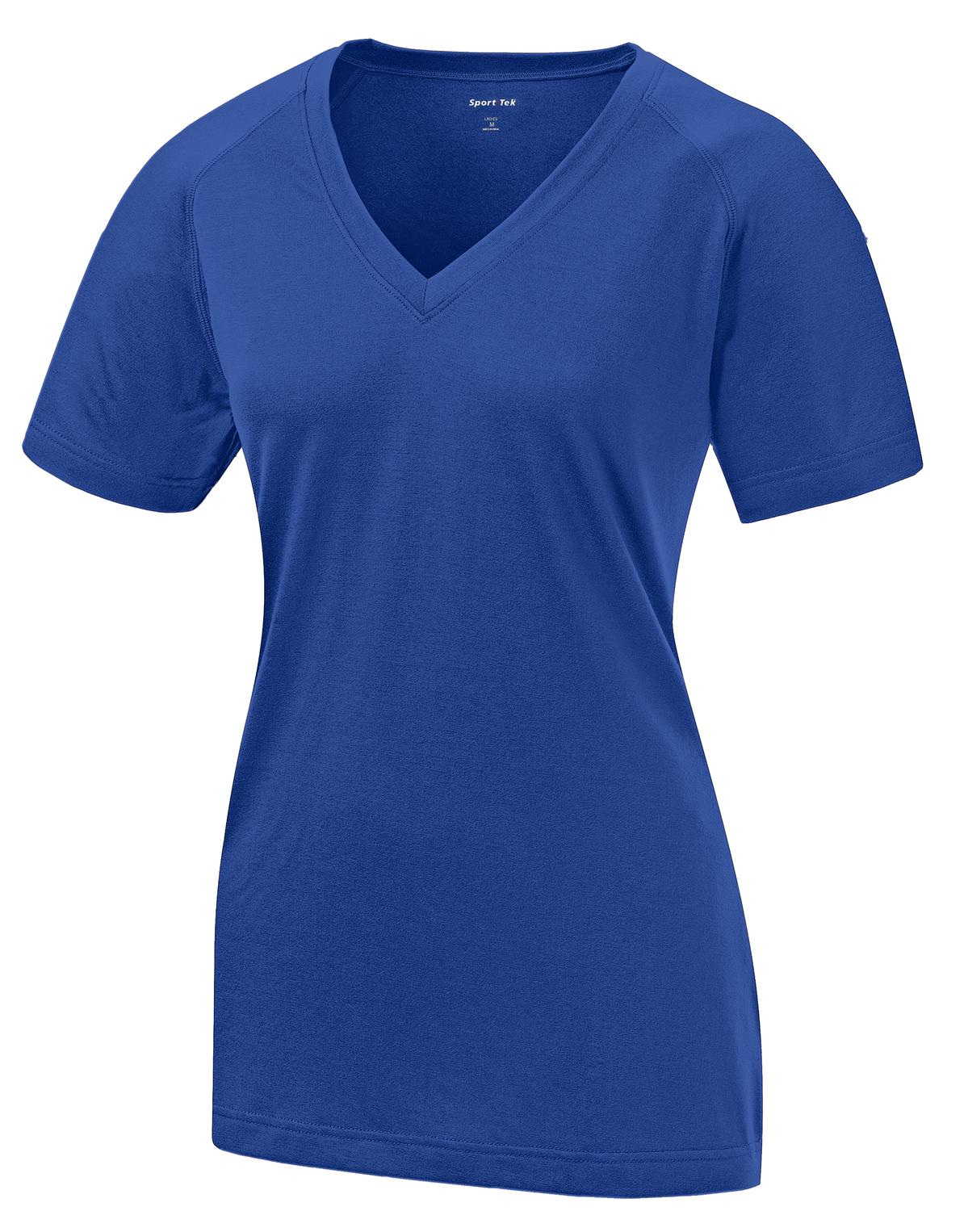 Sport-Tek Ladies Ultimate Performance V-Neck. LST700